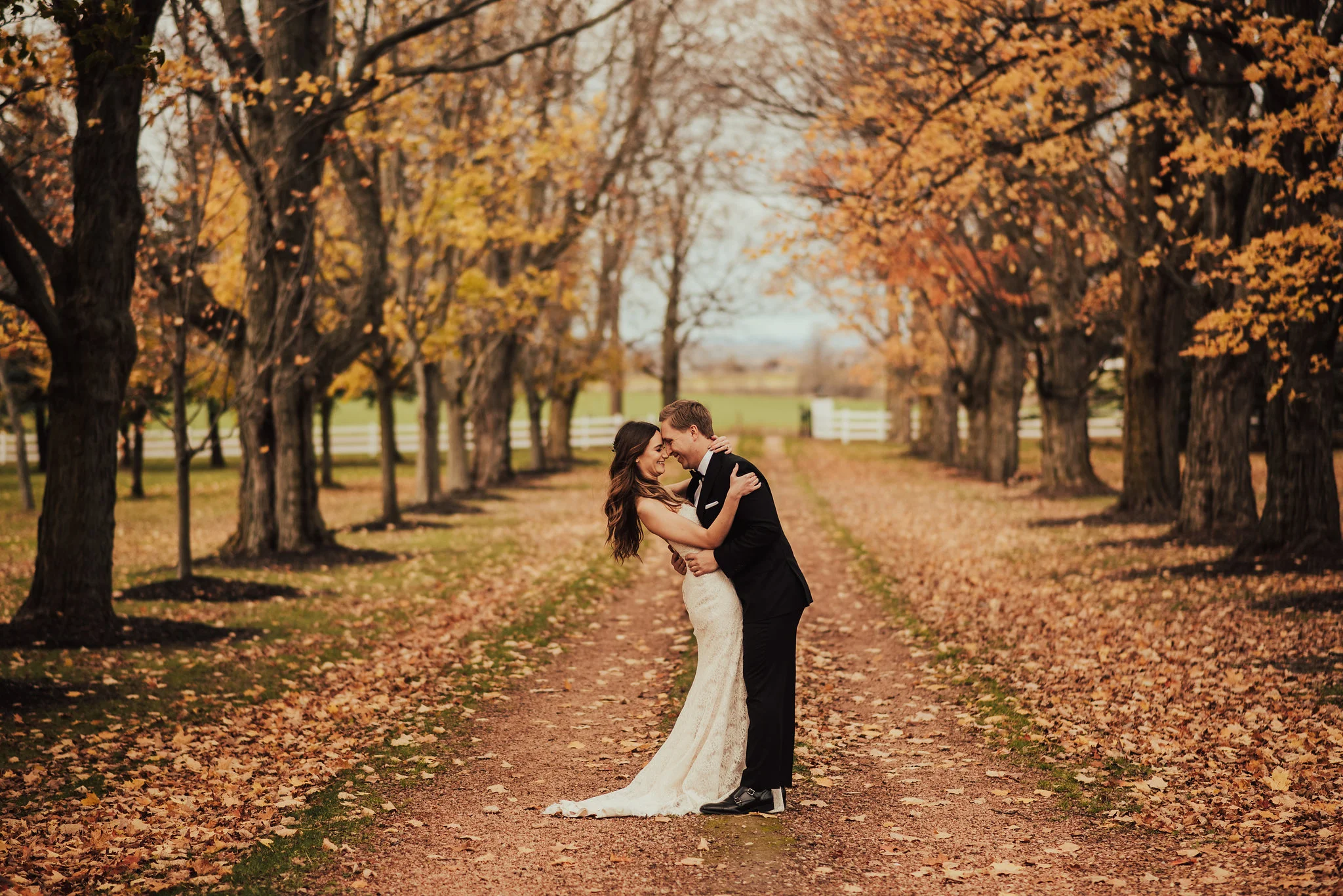 Autumn wedding in Canada photographed by Big Sur Wedding Photographers Tessa Tadlock 