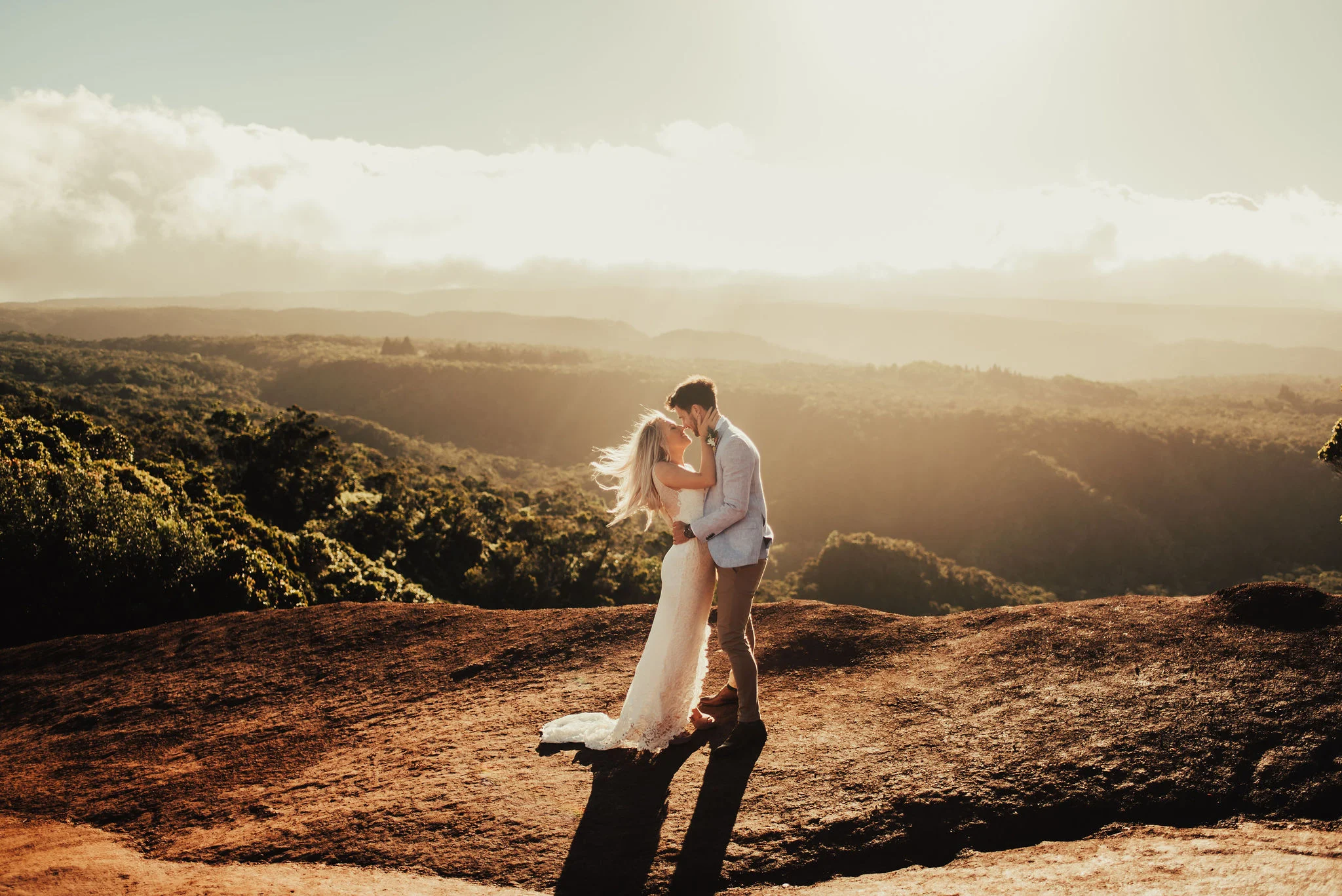 Kauai Elopement with Breathtaking Views Photographed by Big Sur Wedding Photographers Tessa Tadlock 