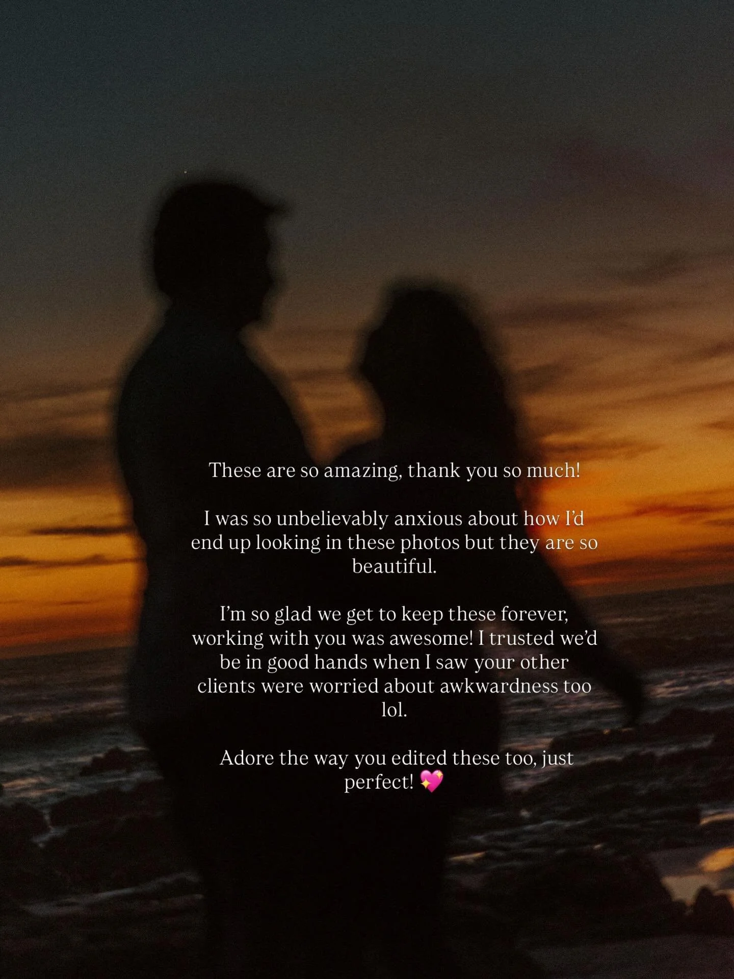 happy clients mean everything to me!!!!!!! It&rsquo;s why I try to be so vocal about how I literally squeal and scream SO HOT!!! ~57 thousand times during a shoot, and I direct non stop and I can&rsquo;t stop myself from cracking jokes (usually at th