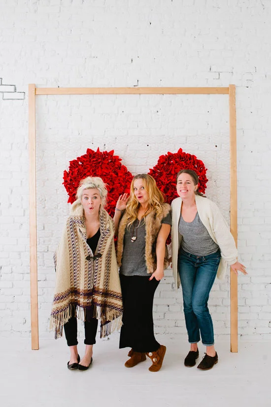 DIY Heart Backdrop