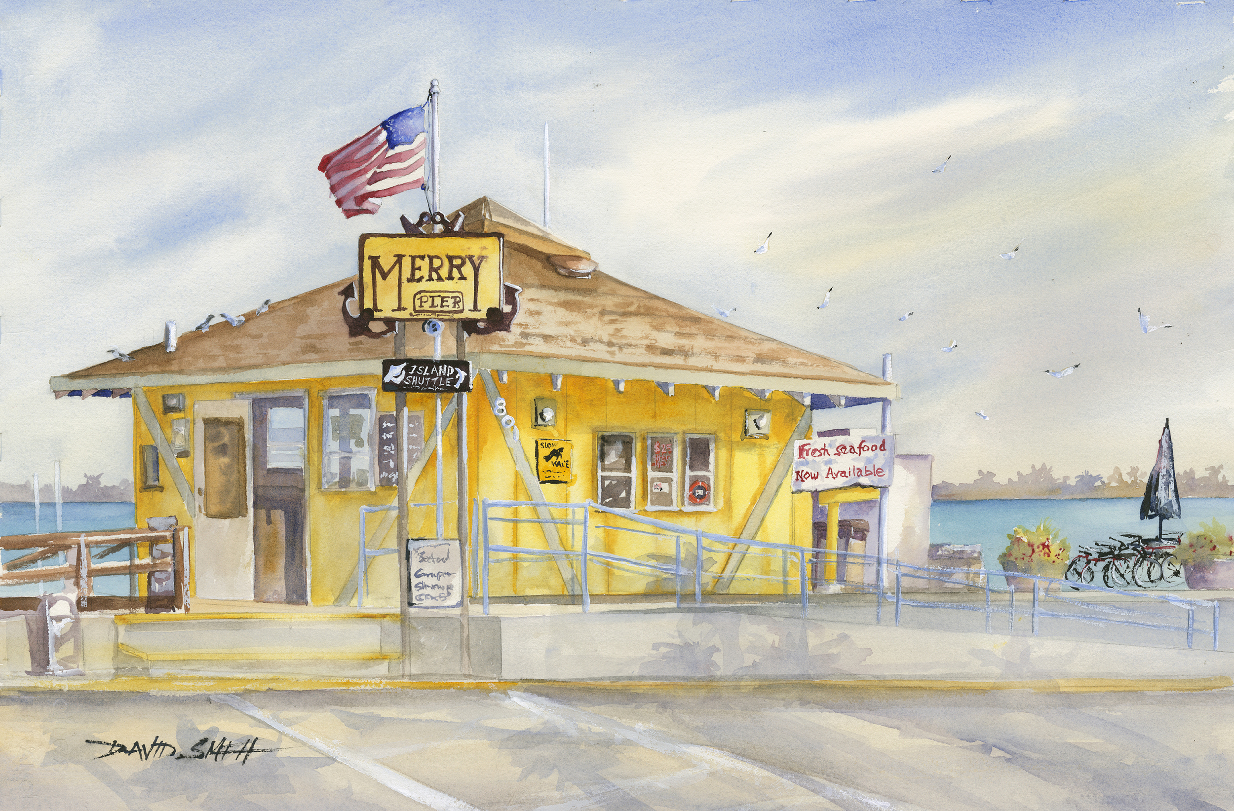 "Merry Pier #3" - Sold - Prints Available