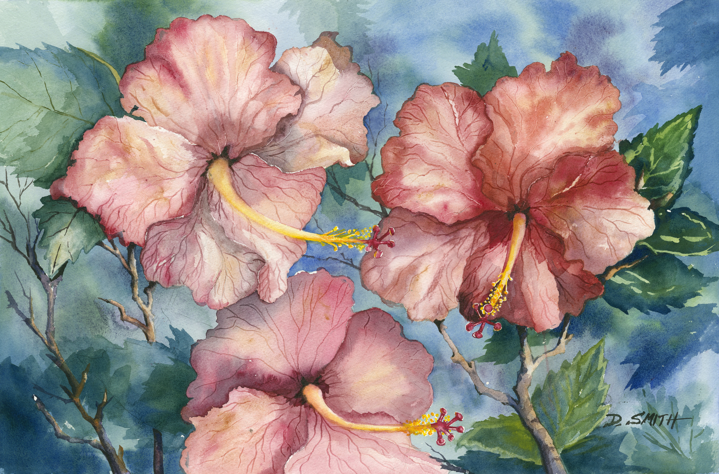 "Hibiscus #2" - Sold - Prints Available