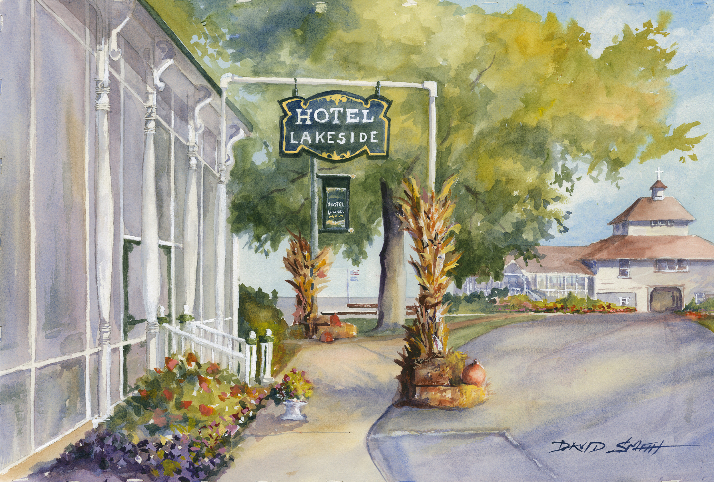 "Lakeside Hotel # 2 " - Sold - Prints Available