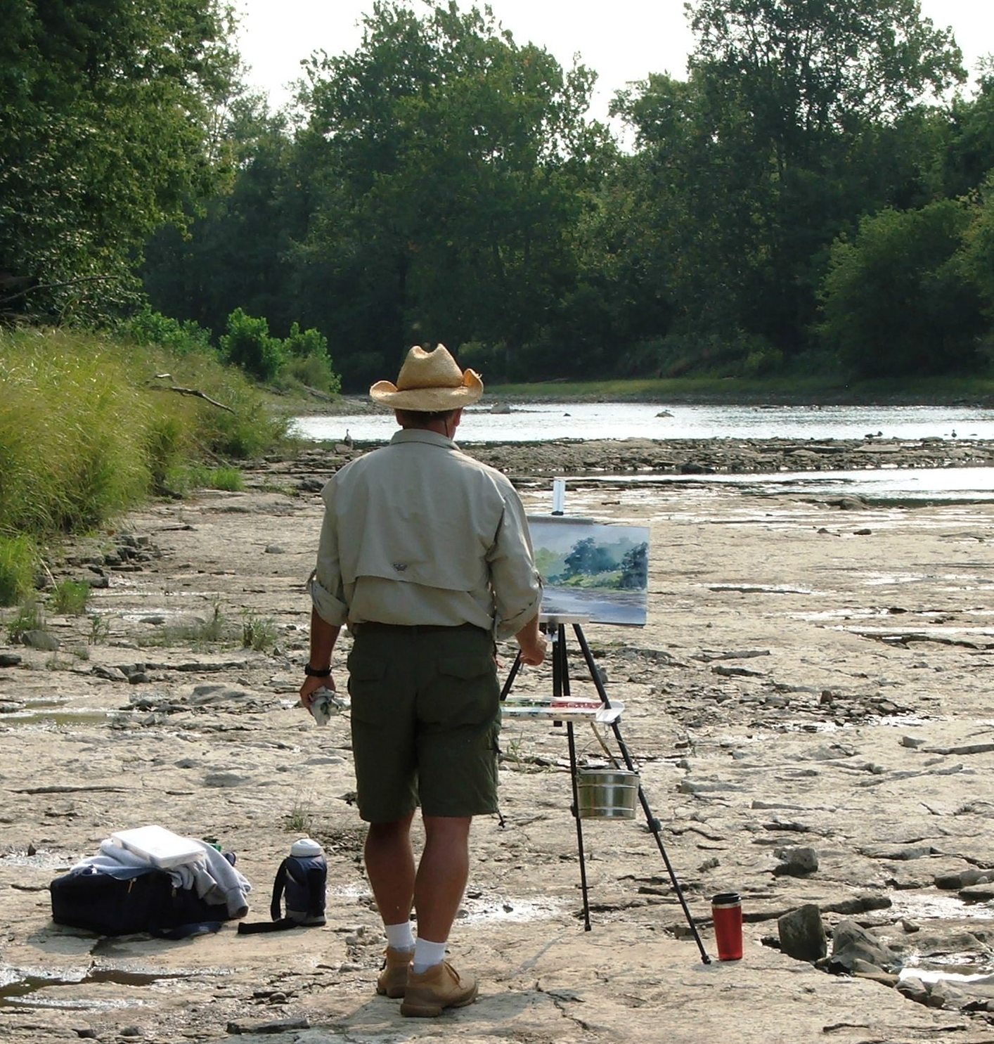 Maumee River - With the "Monday Morning Painters"