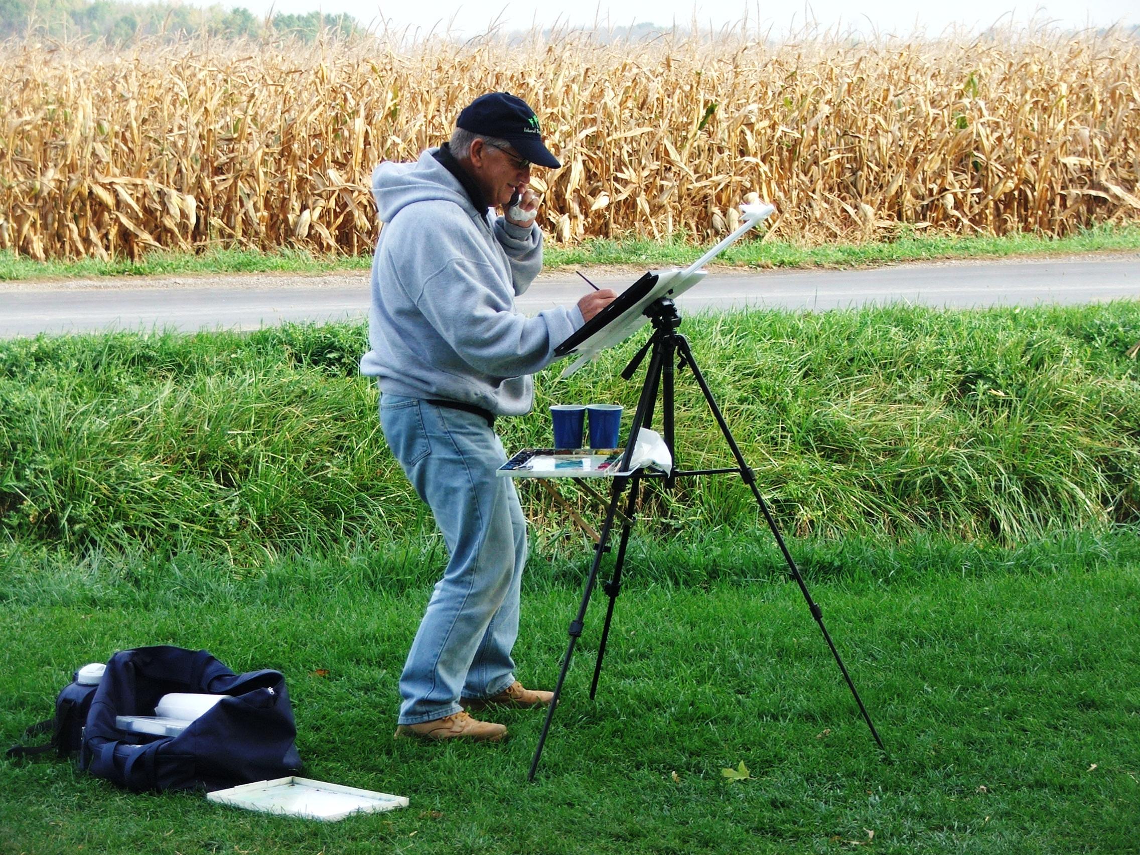 Pumpkin Patch in Michigan, Monday Morning Painters