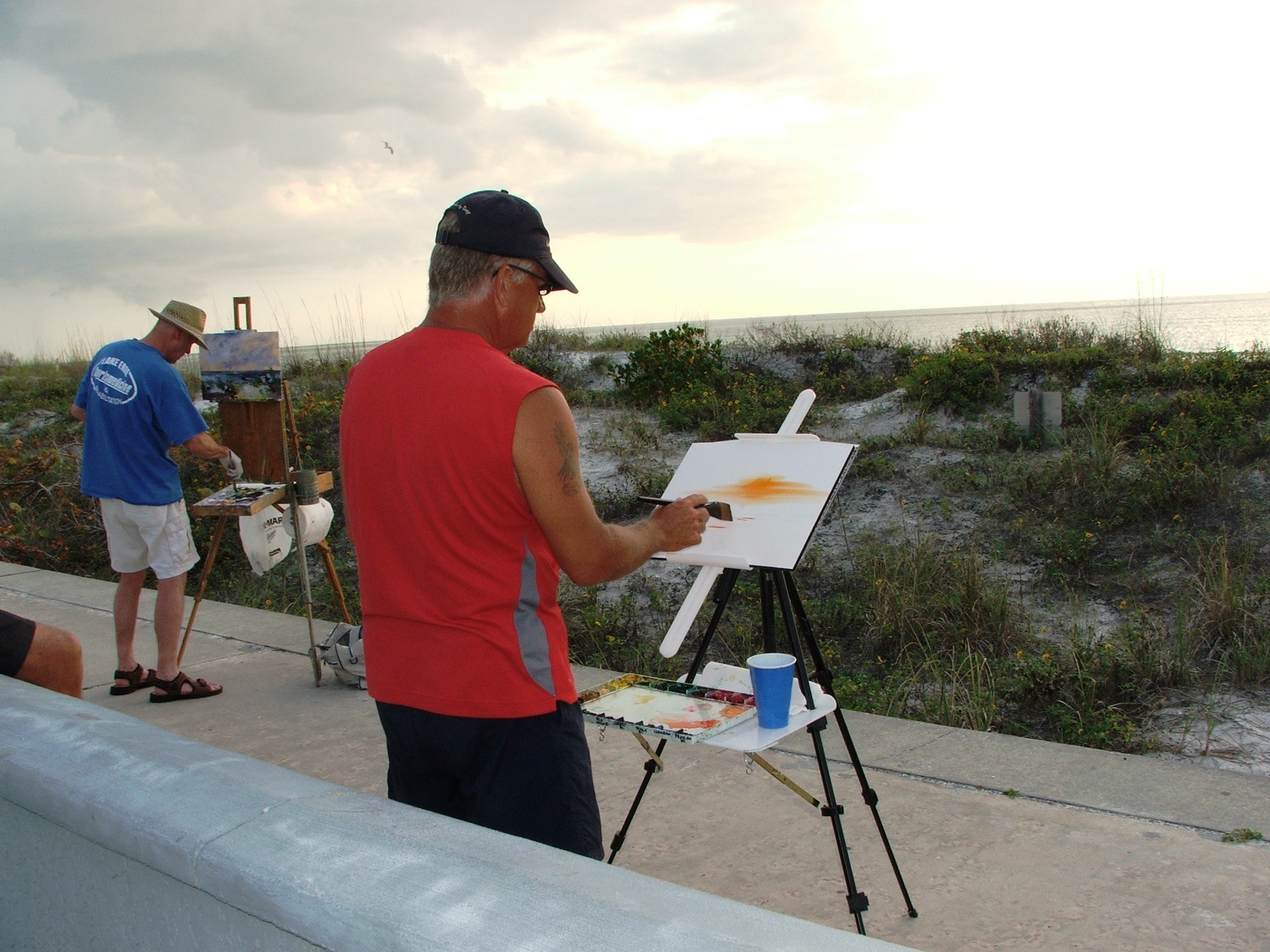 Pass A Grille Beach Sunset Painting - Florida