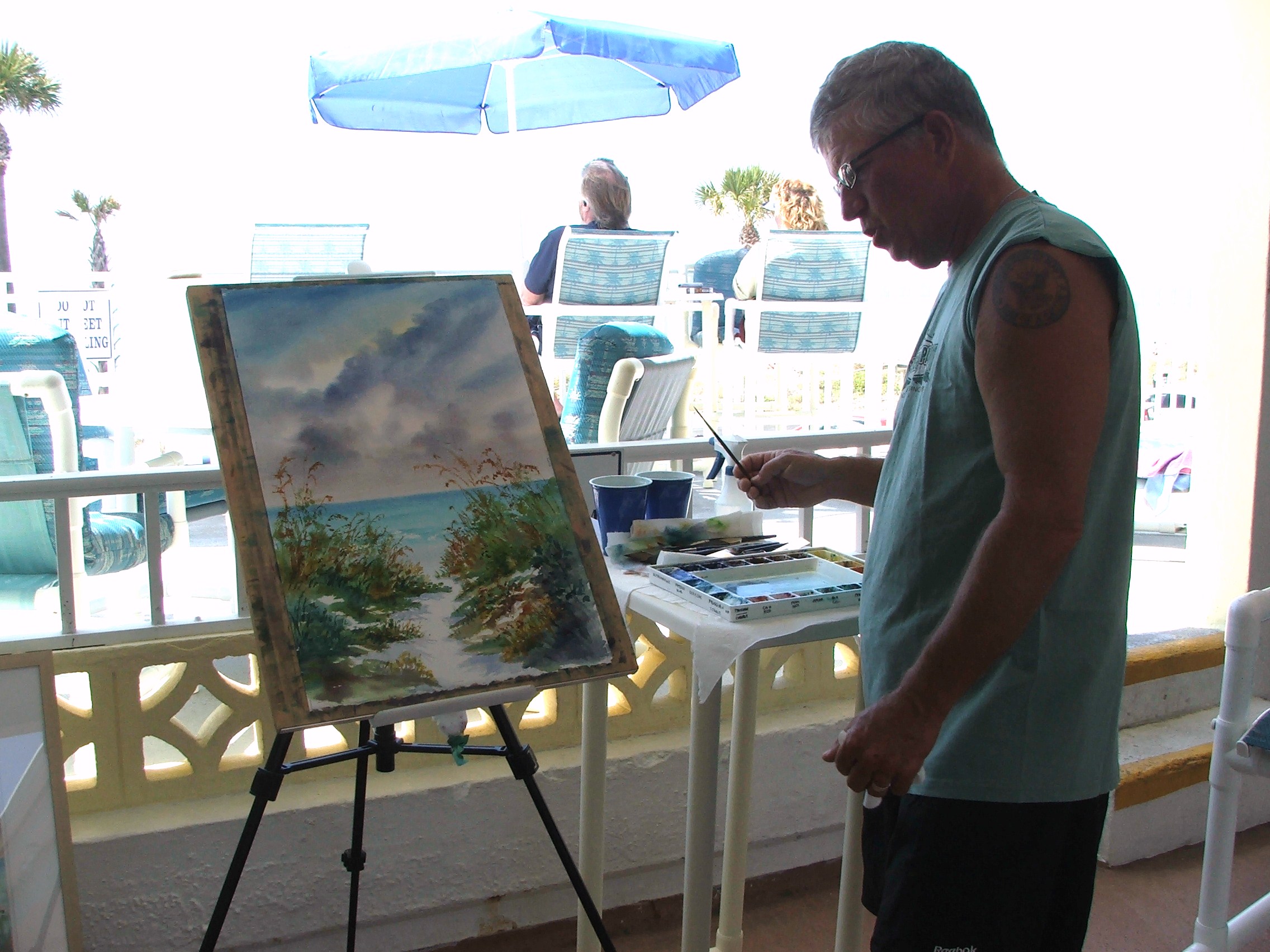 Painting the Beach - Florida