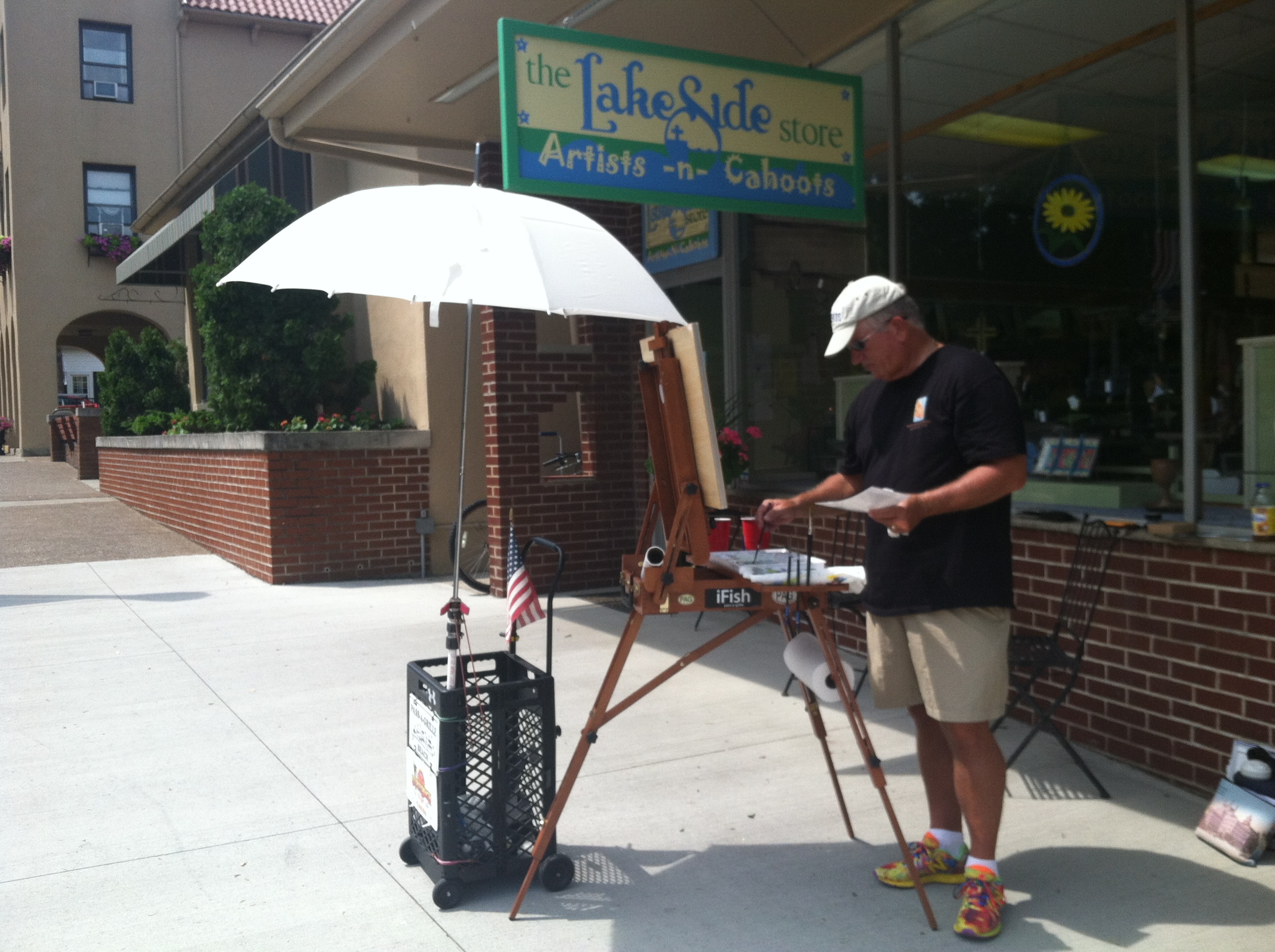 Demo at Cahoots Gallery - Lakeside, Ohio