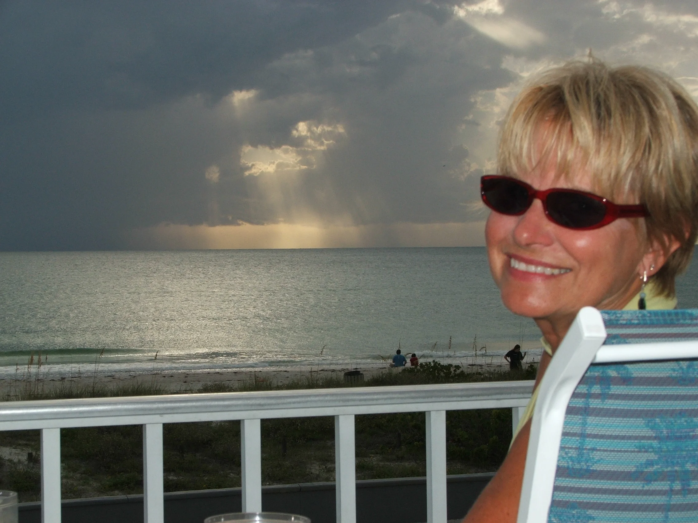 Judy - Enjoying a Pass A Grille Sunset