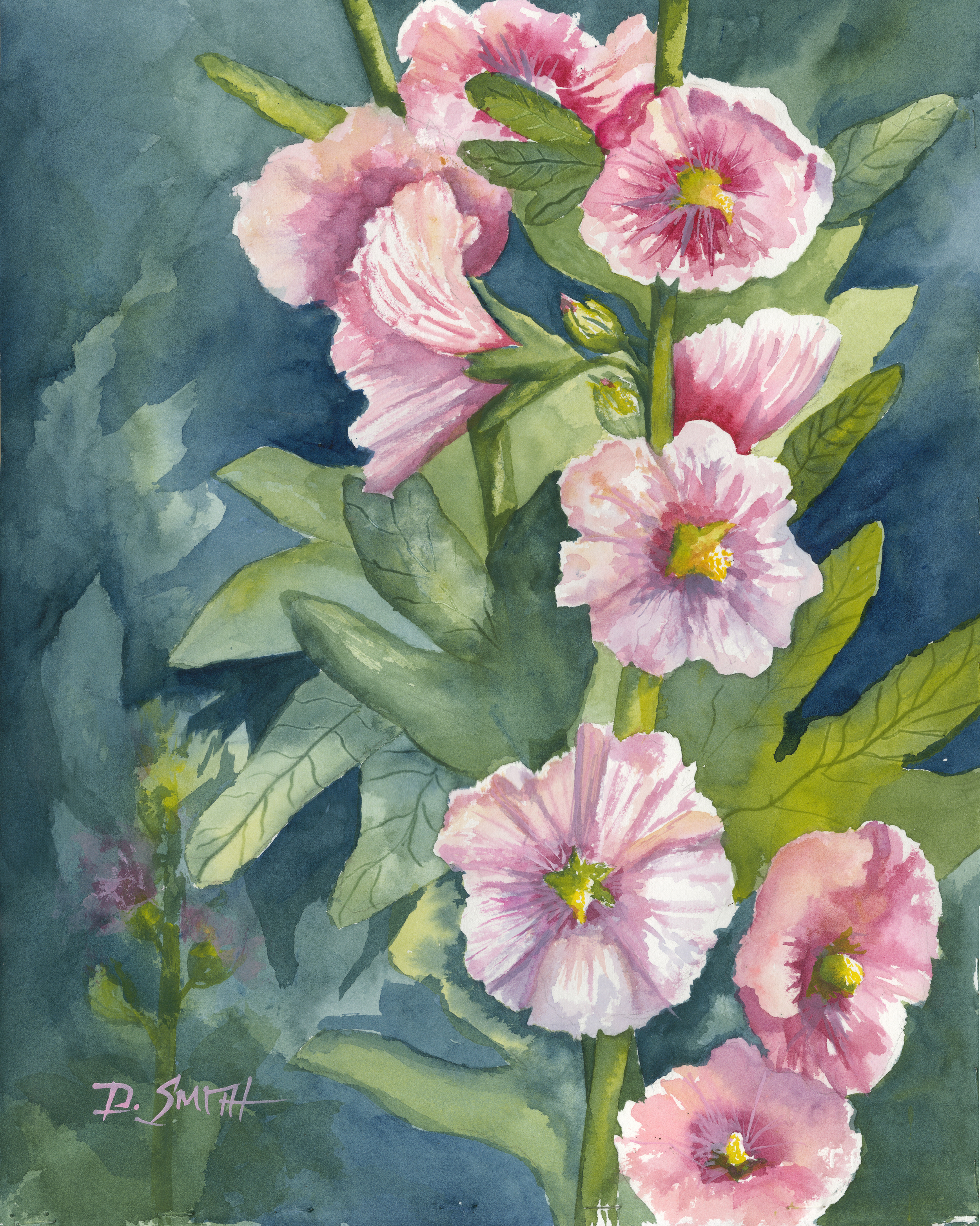 "Hollyhocks"