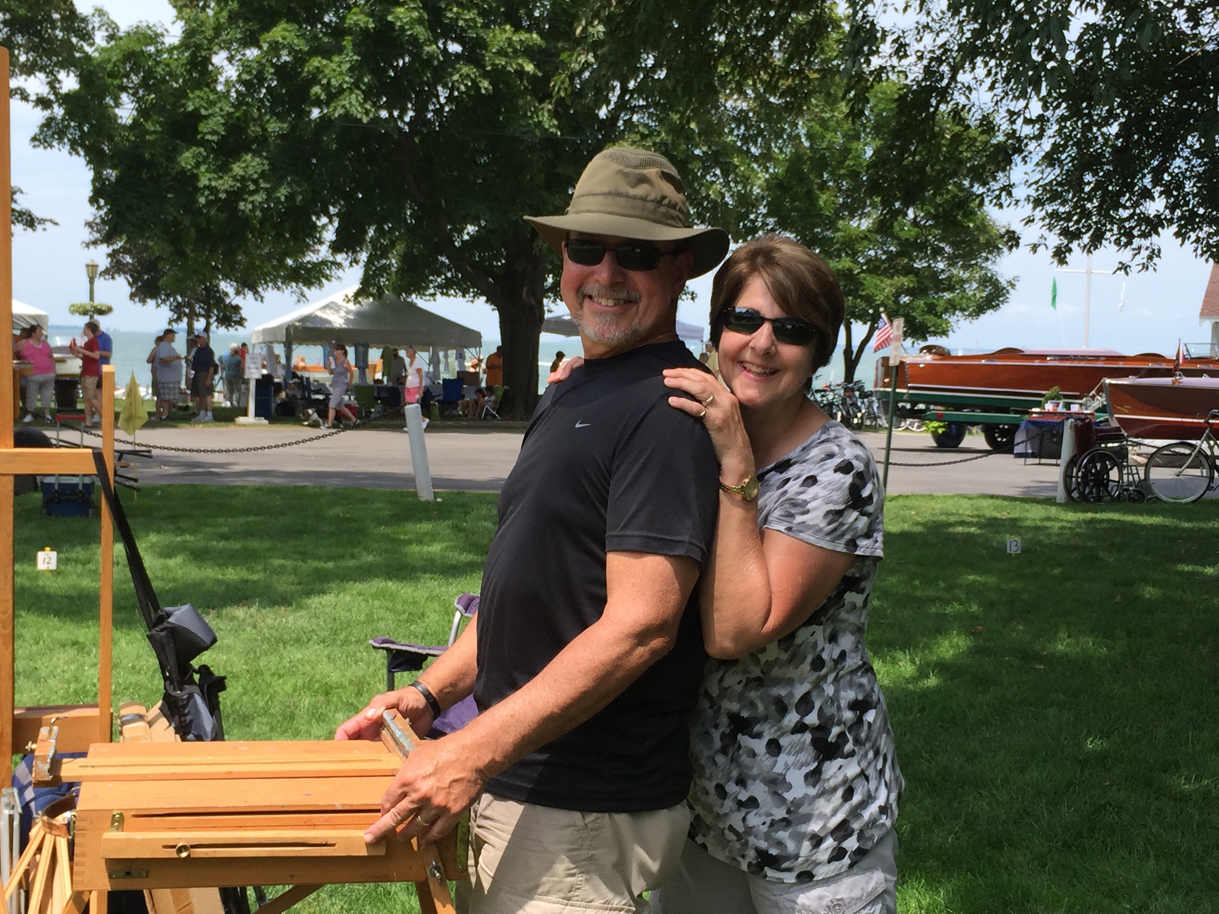 Larry and Lynn Golba at Lakeside 2015