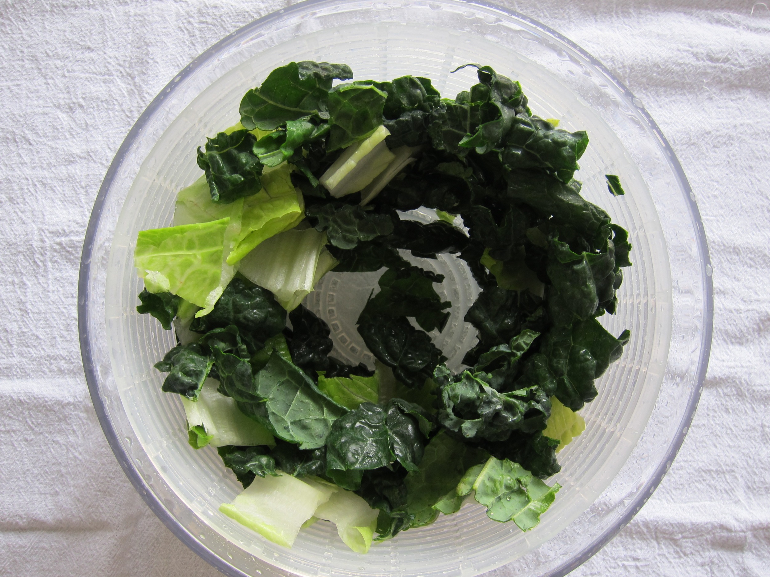 Kale and Romaine