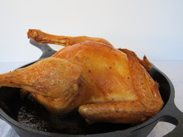 Simple & Quick Cast Iron Roasted Chicken