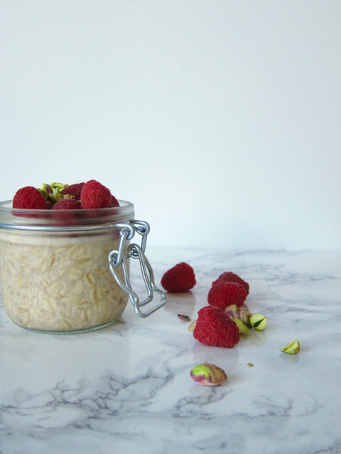 Overnight Oats with Meyer Lemon Cashew Cream