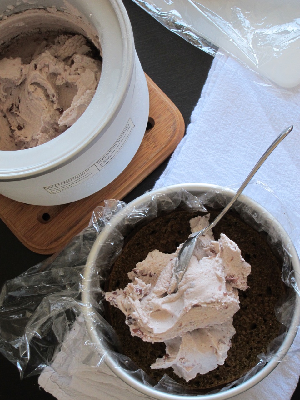 Azuki bean ice cream