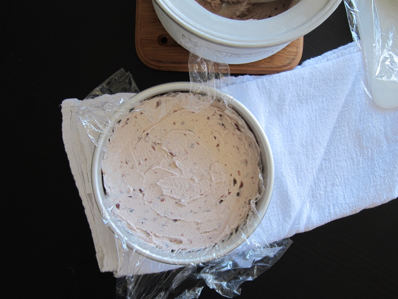 Azuki bean ice cream cake