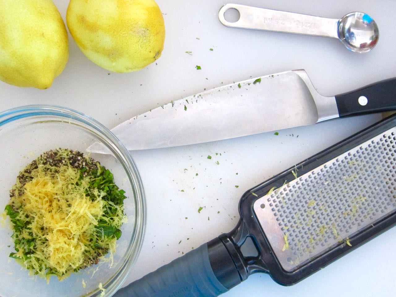 Lemon Zest and Oregano