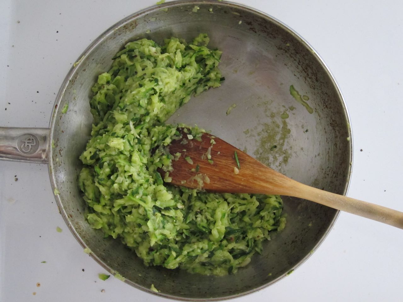 zucchini butter cooking