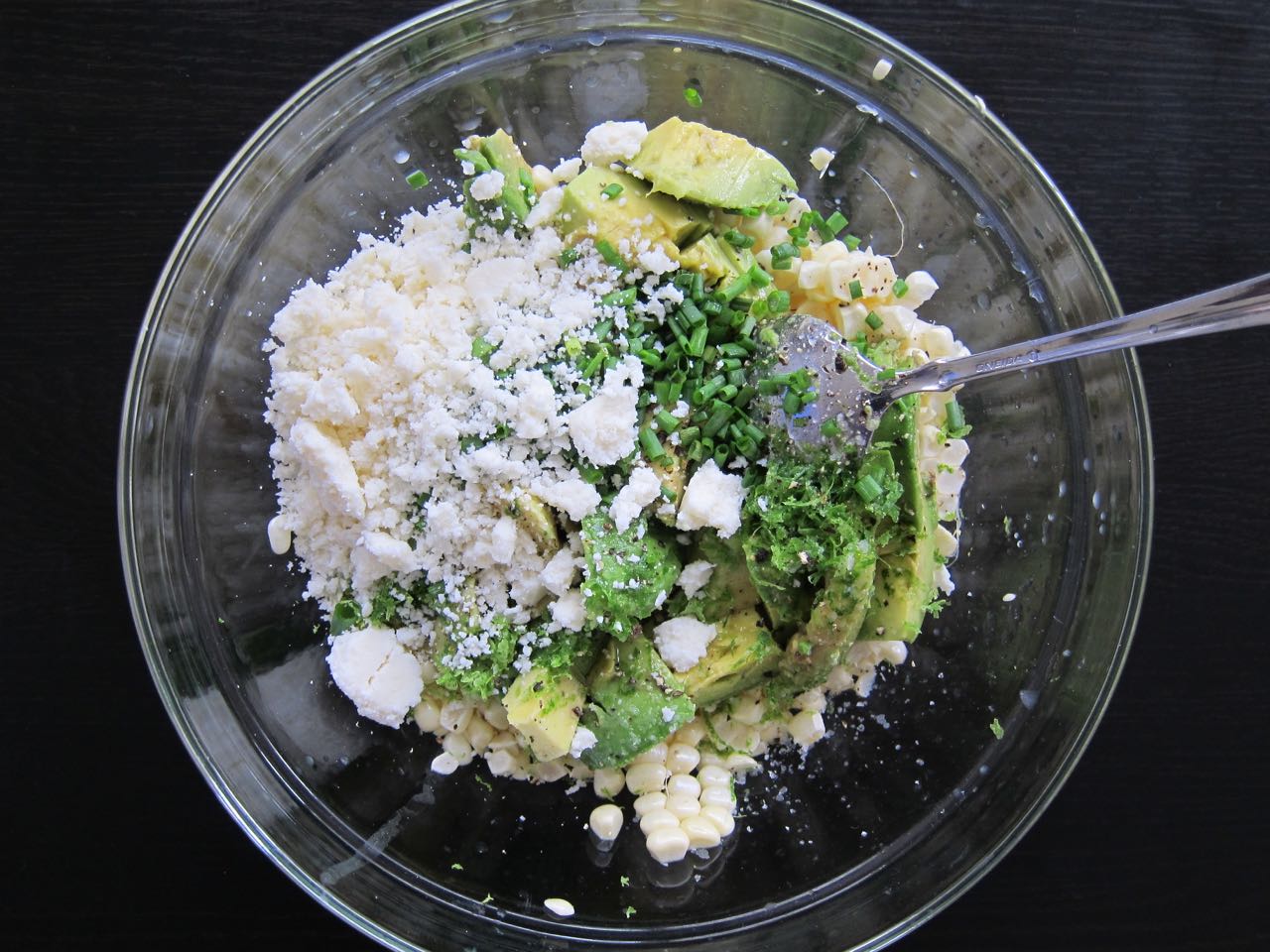 How to Make Raw Corn Avocado Salad
