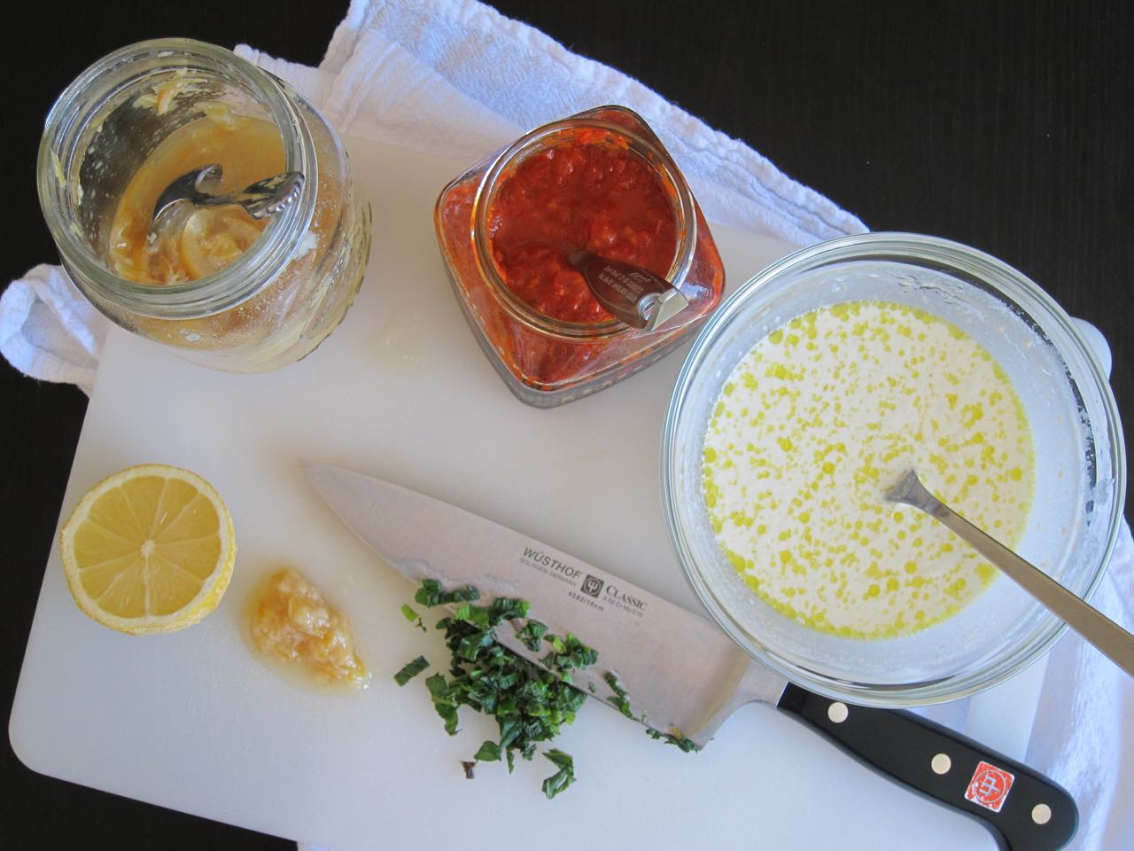 Creamy Harissa Dressing