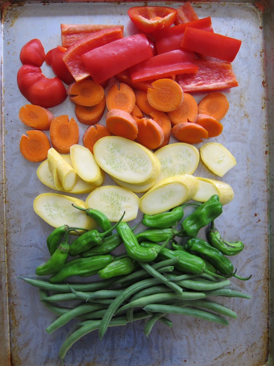 Rainbow veggies