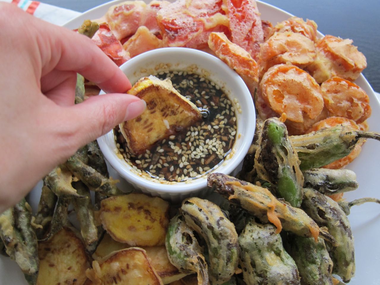 summer vegetable tempura