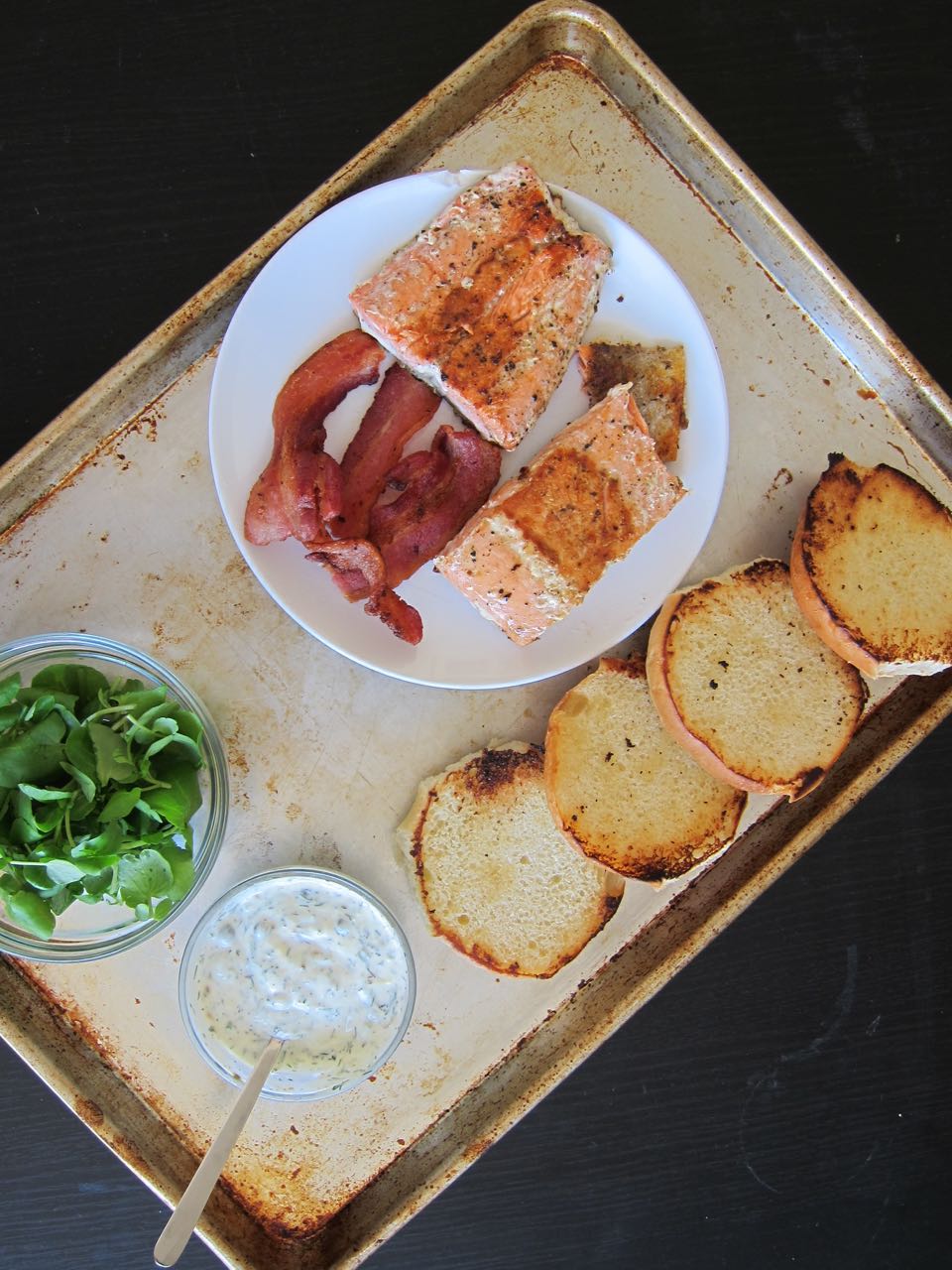 Salmon Sandwich Ingredients