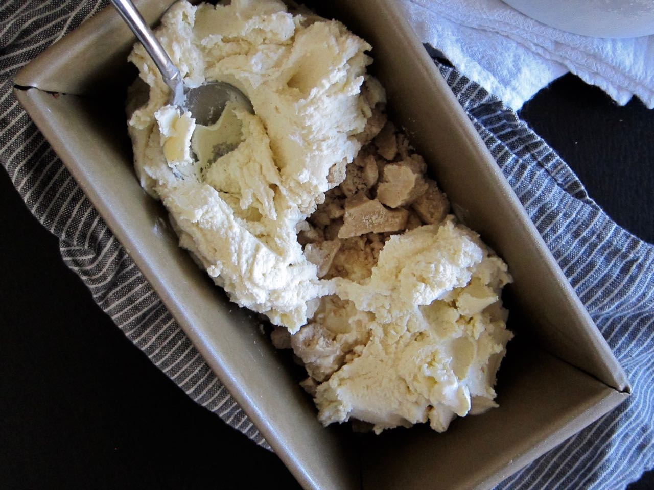 Mixing Halvah Ice Cream