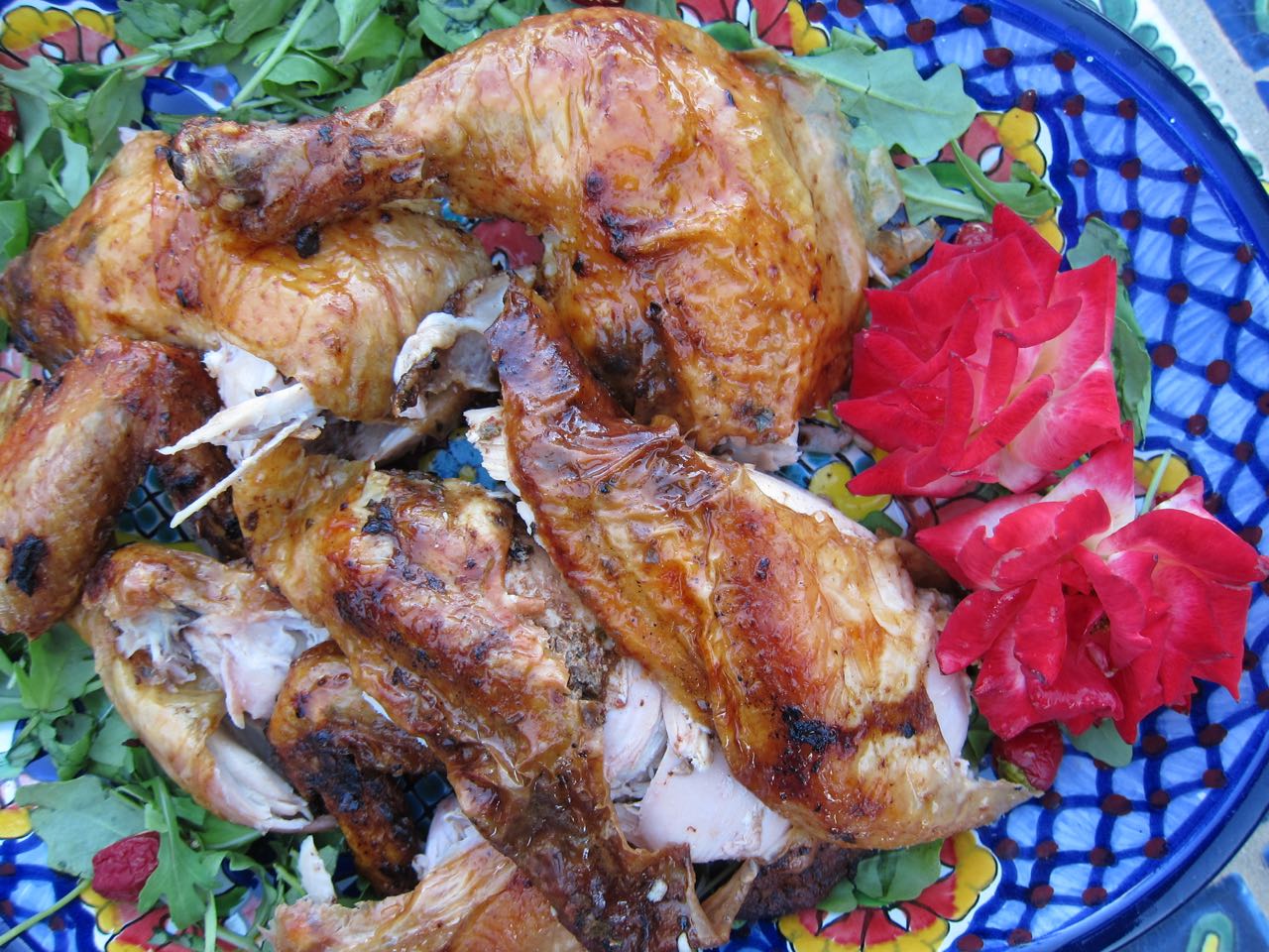 Grilled Roast Chicken
