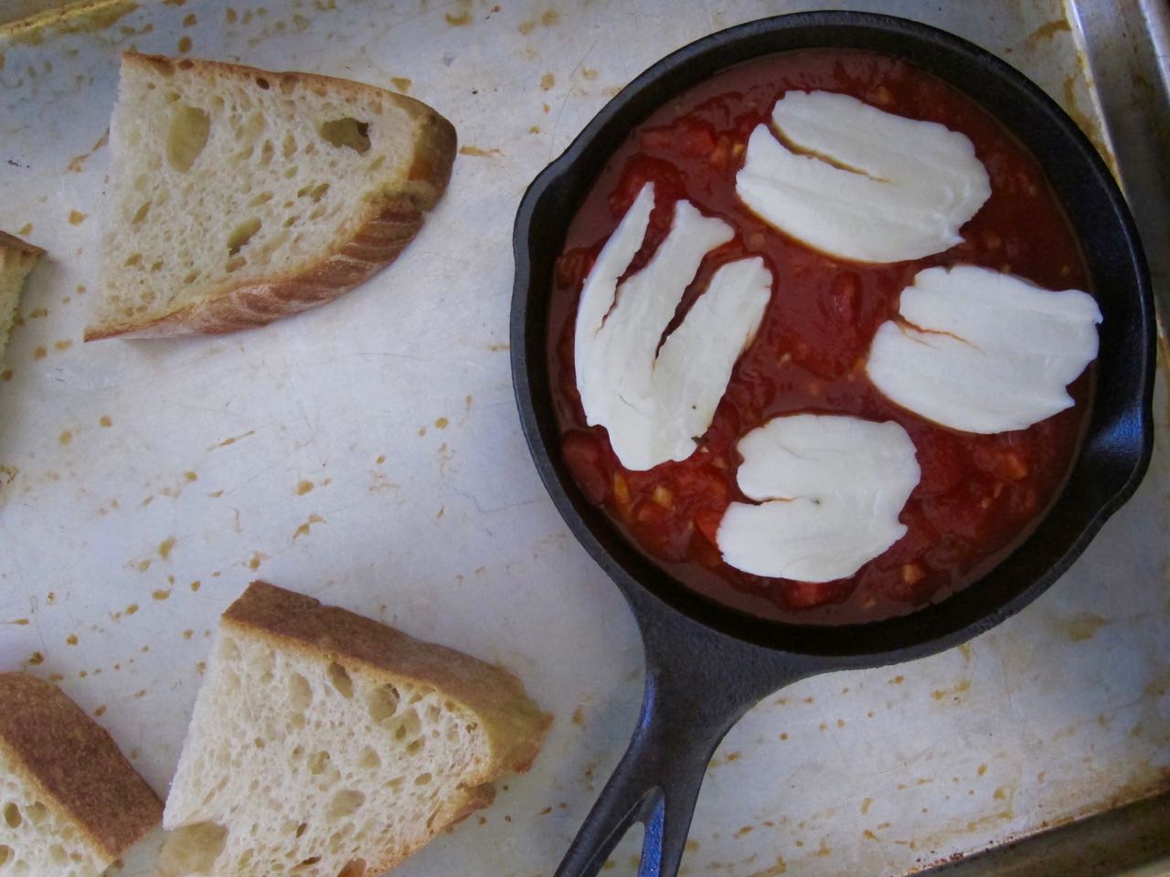 Haloumi and Shakshouka