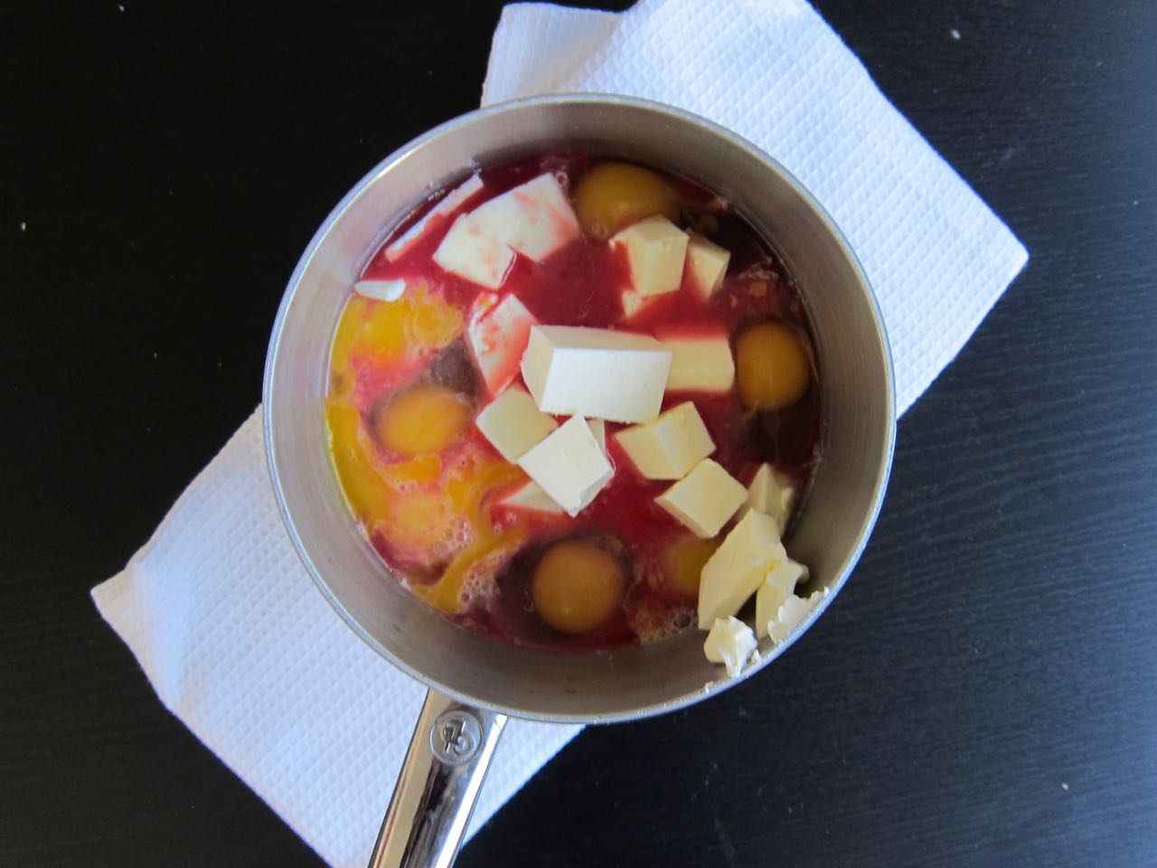 Blood Orange Curd Components