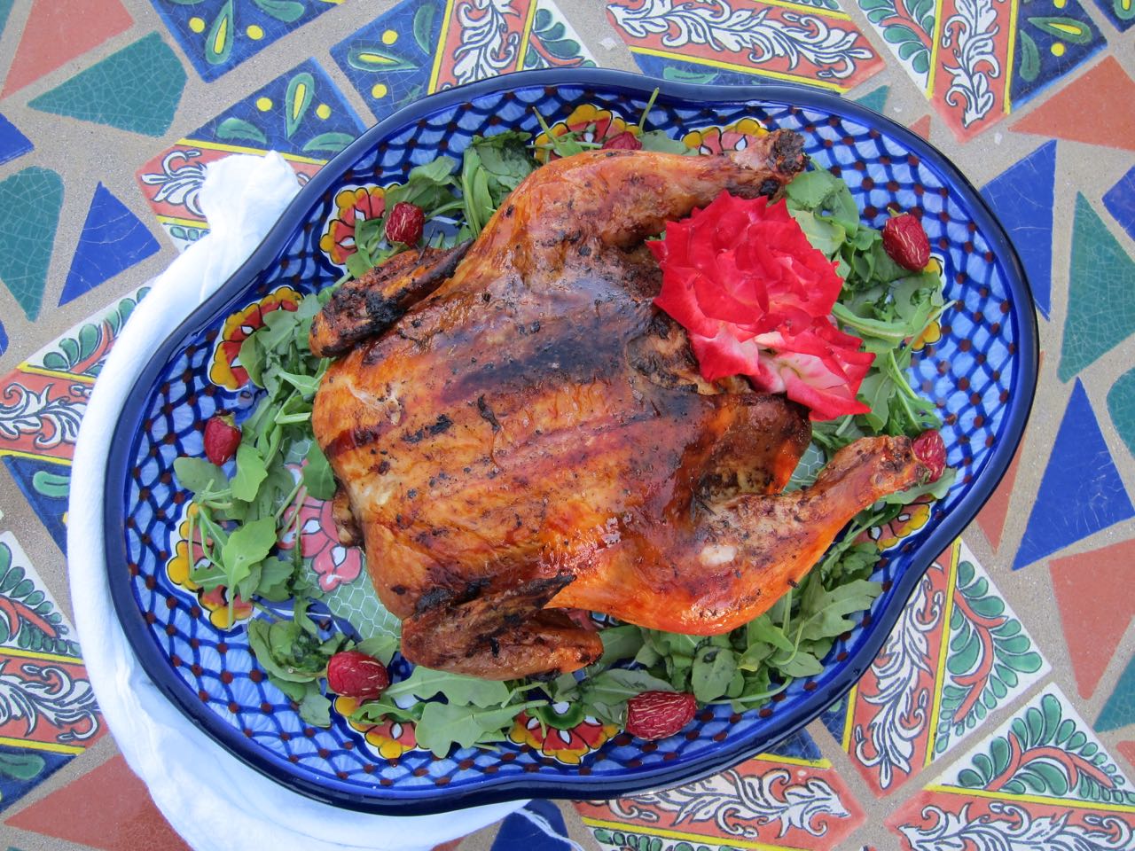 Grilled Roast Chicken