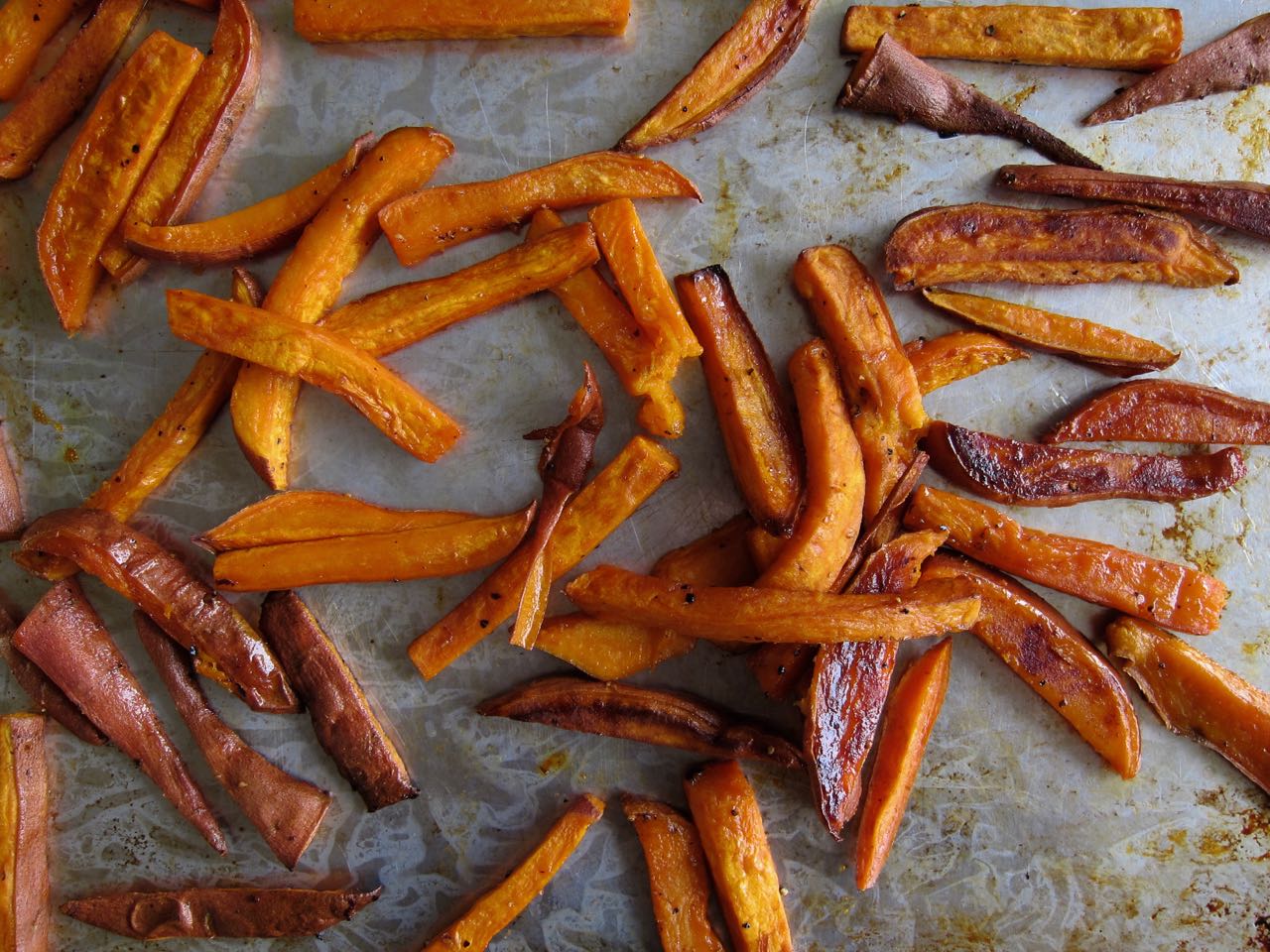 Honey Roasted Sweet Potatoes