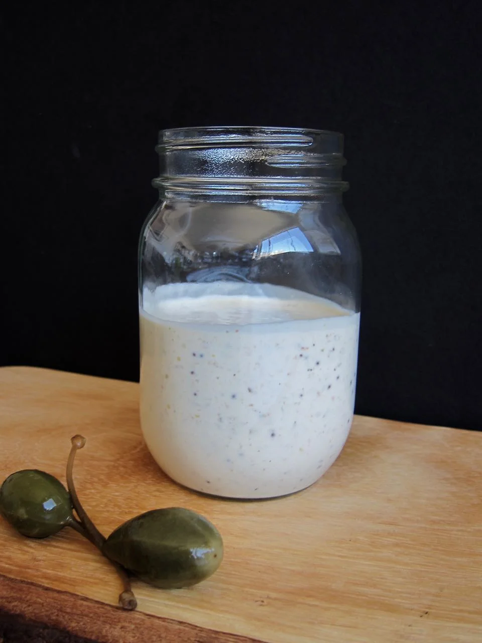 Caper Berry Caesar Dressing — Tea and Fog