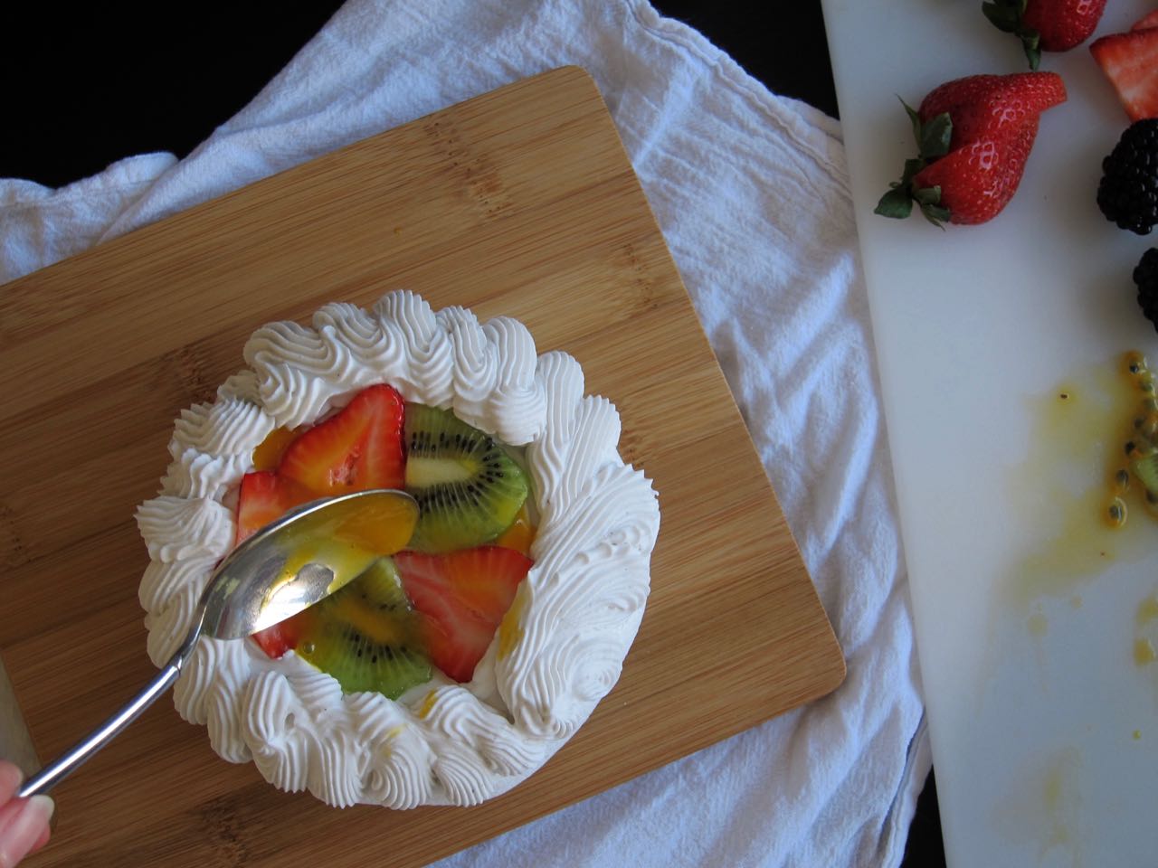 Filling Vegan Pavlova