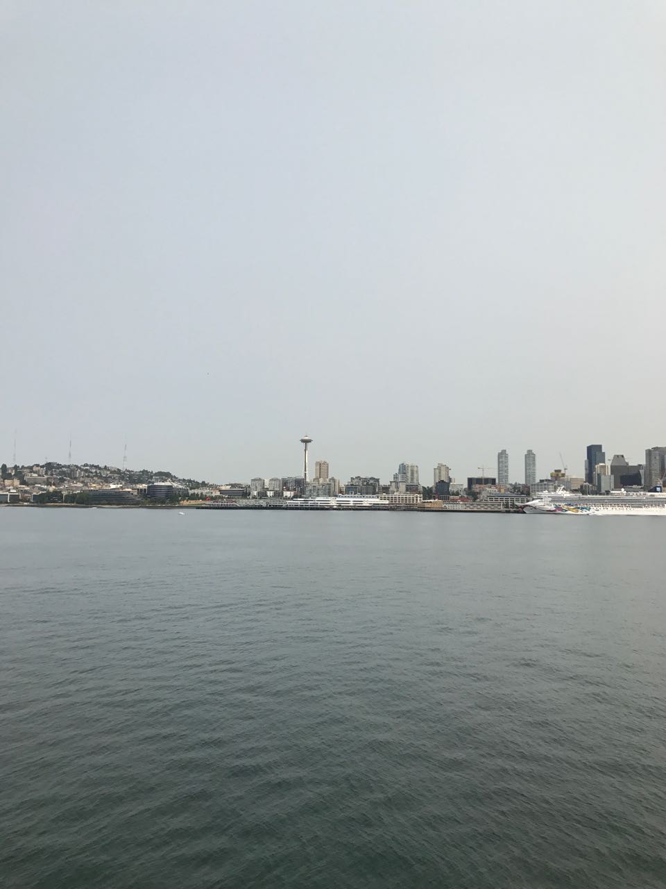 Seattle Waterfront from ferry