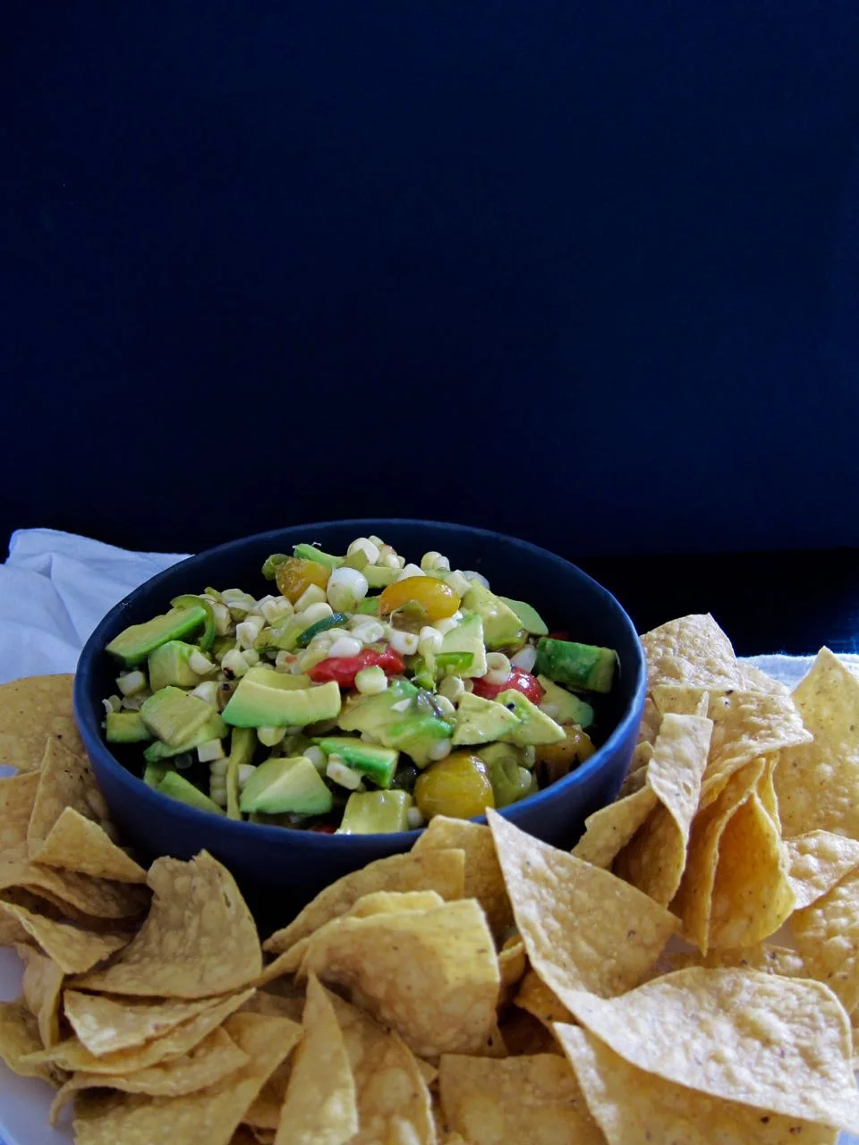 Charred veggie guacamole