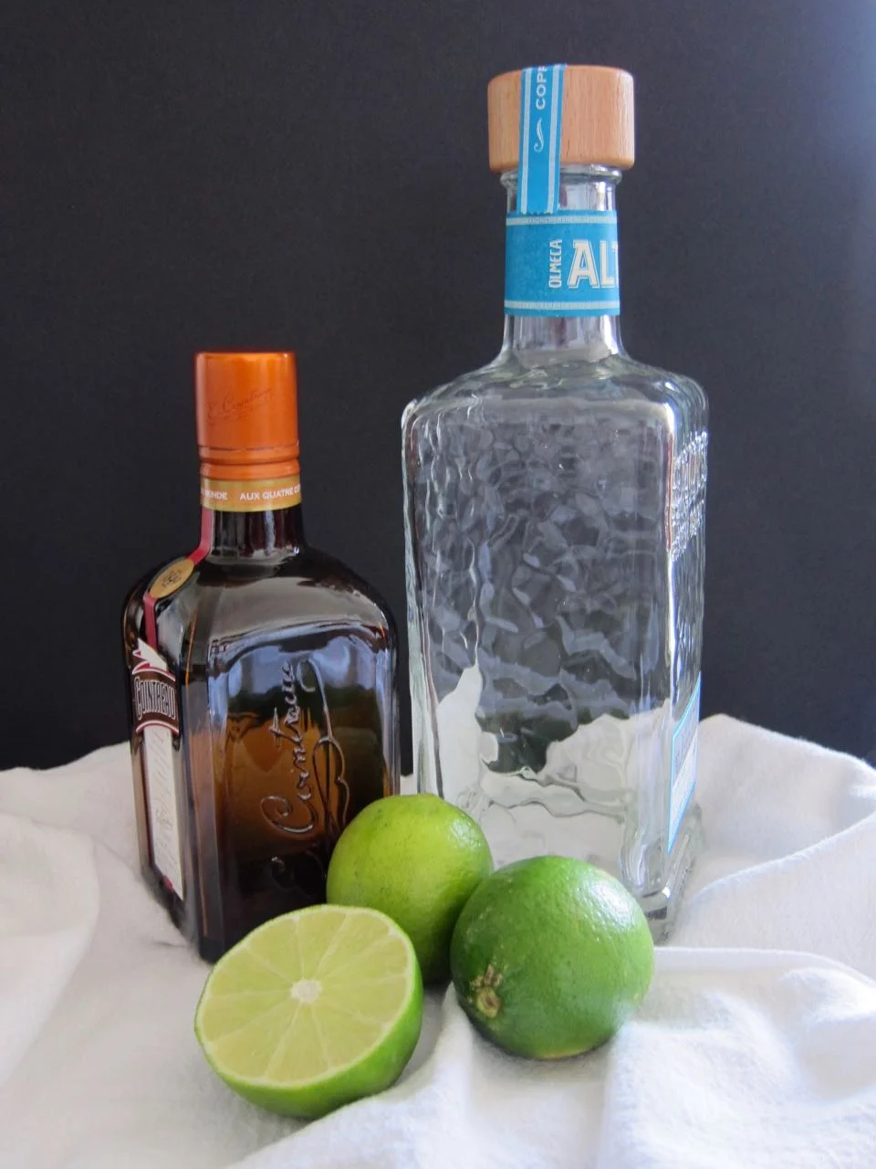 cointreau tequila and limes