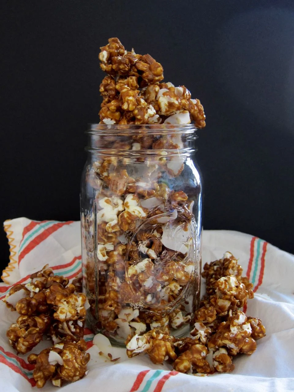 Coconut Curry Caramel Corn