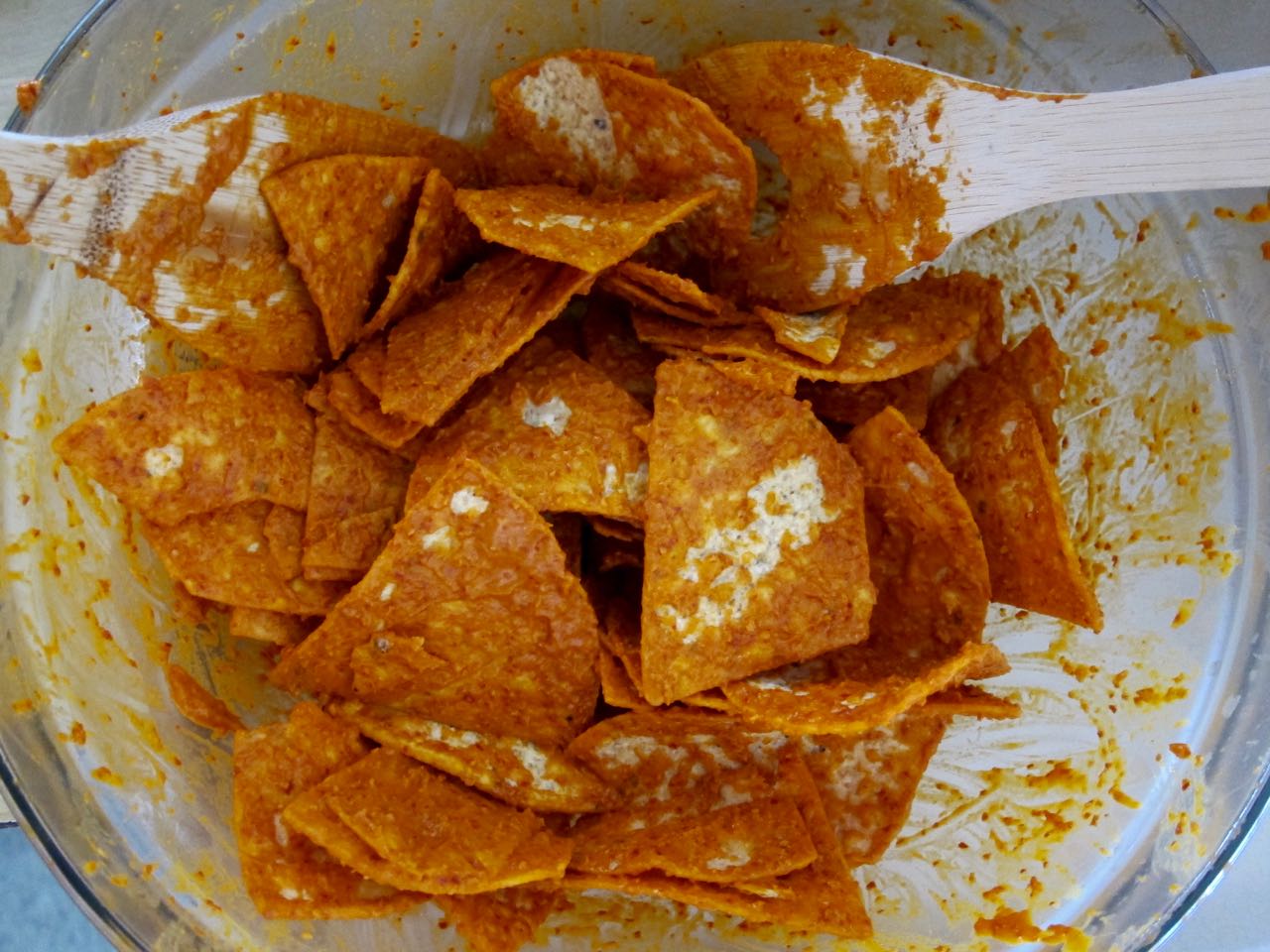 tortilla chips tossed in salsa de arbol.jpg