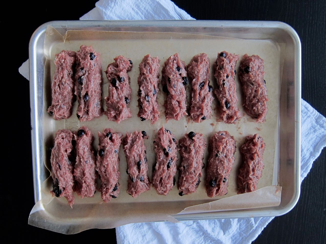 shaping maple blueberry turkey sausages.jpg