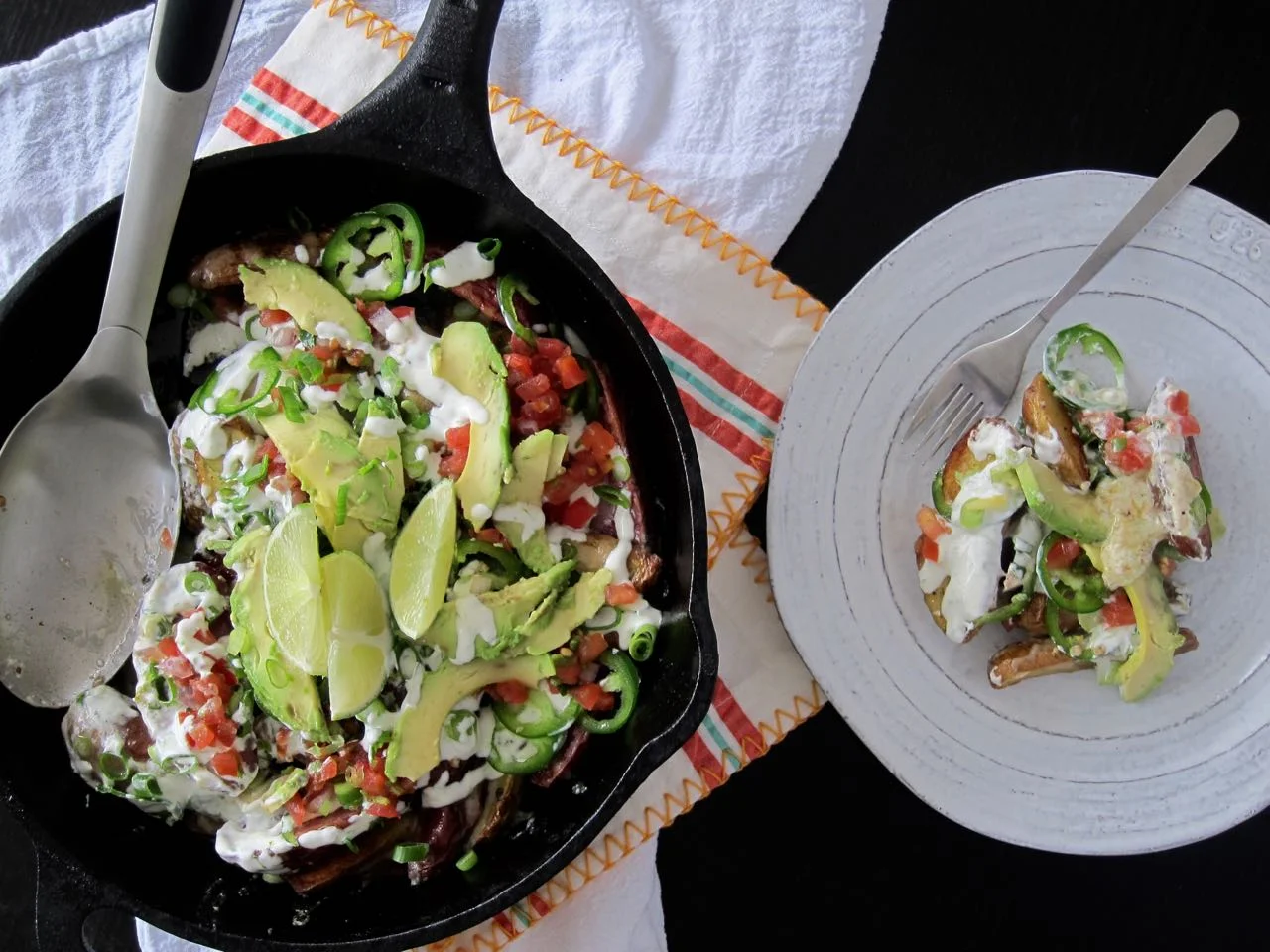 Oven Roasted Potato Nachos