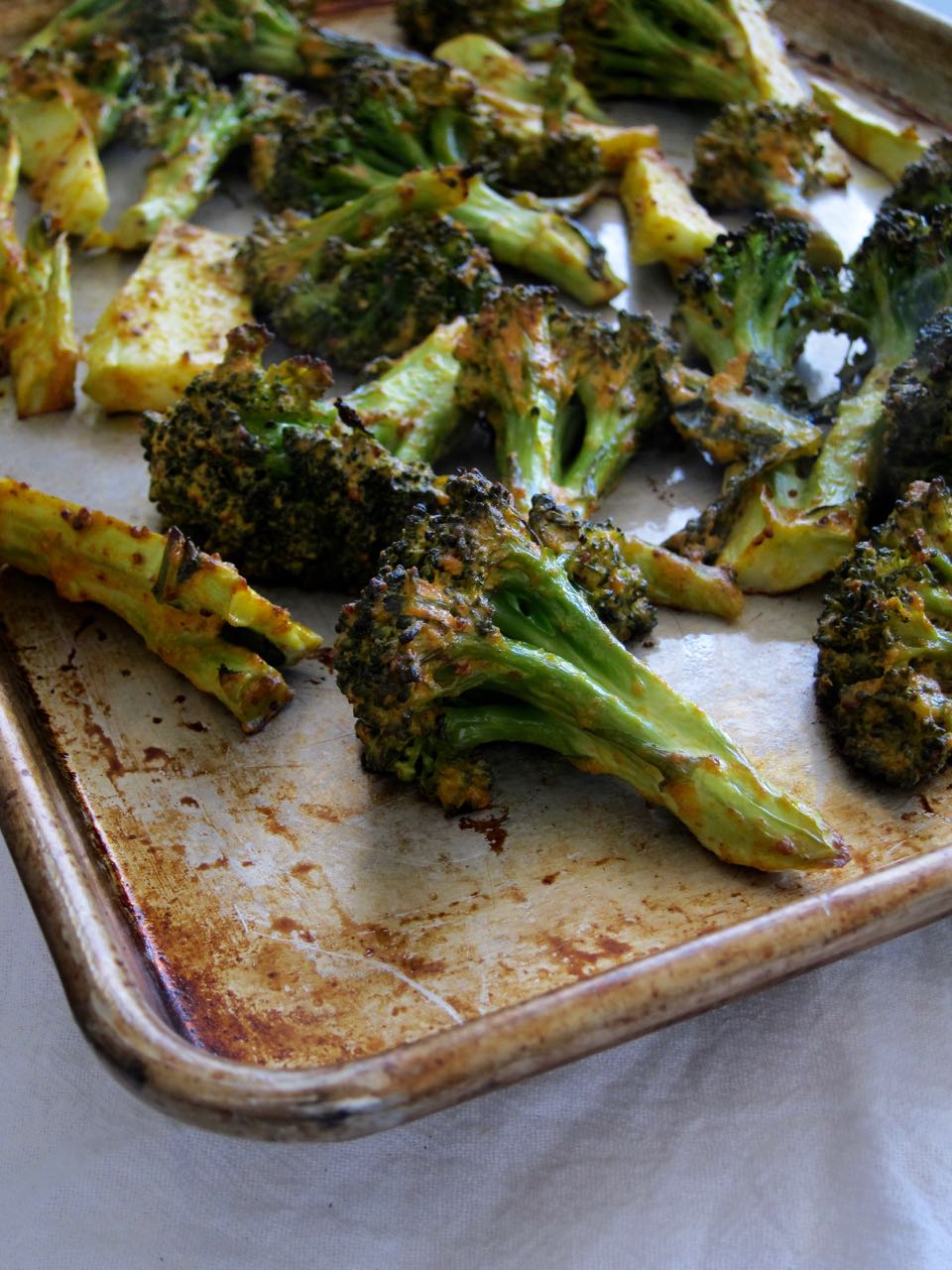 Roasted Mustard Broccoli & Tikka Masala Sauce — Tea and Fog