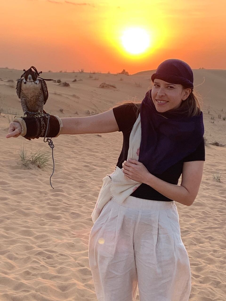 Allie Holding a falcon.jpg