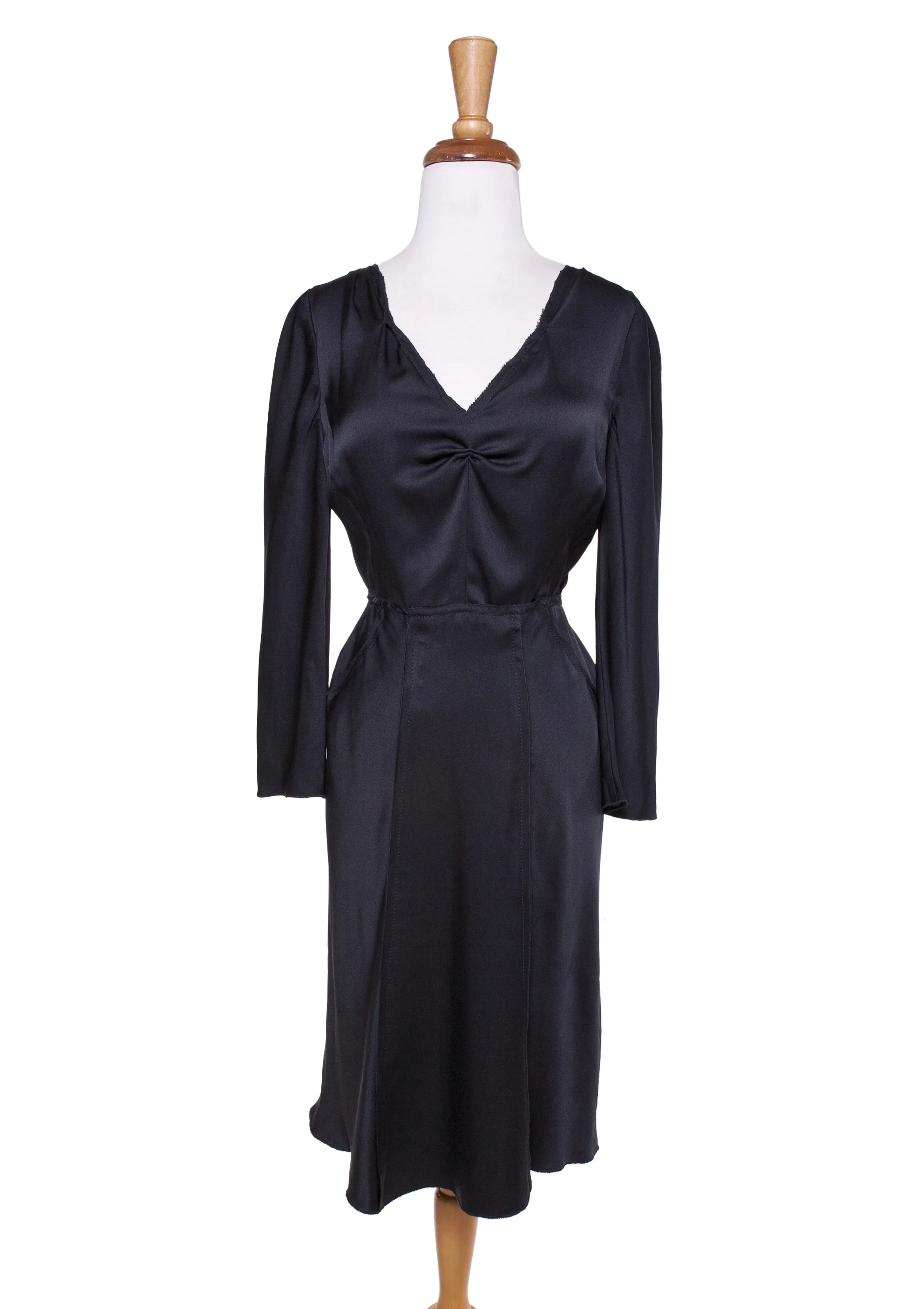 Black Silk Prada Honeypot Vintage Black Silk Prada Honeypot Vintage