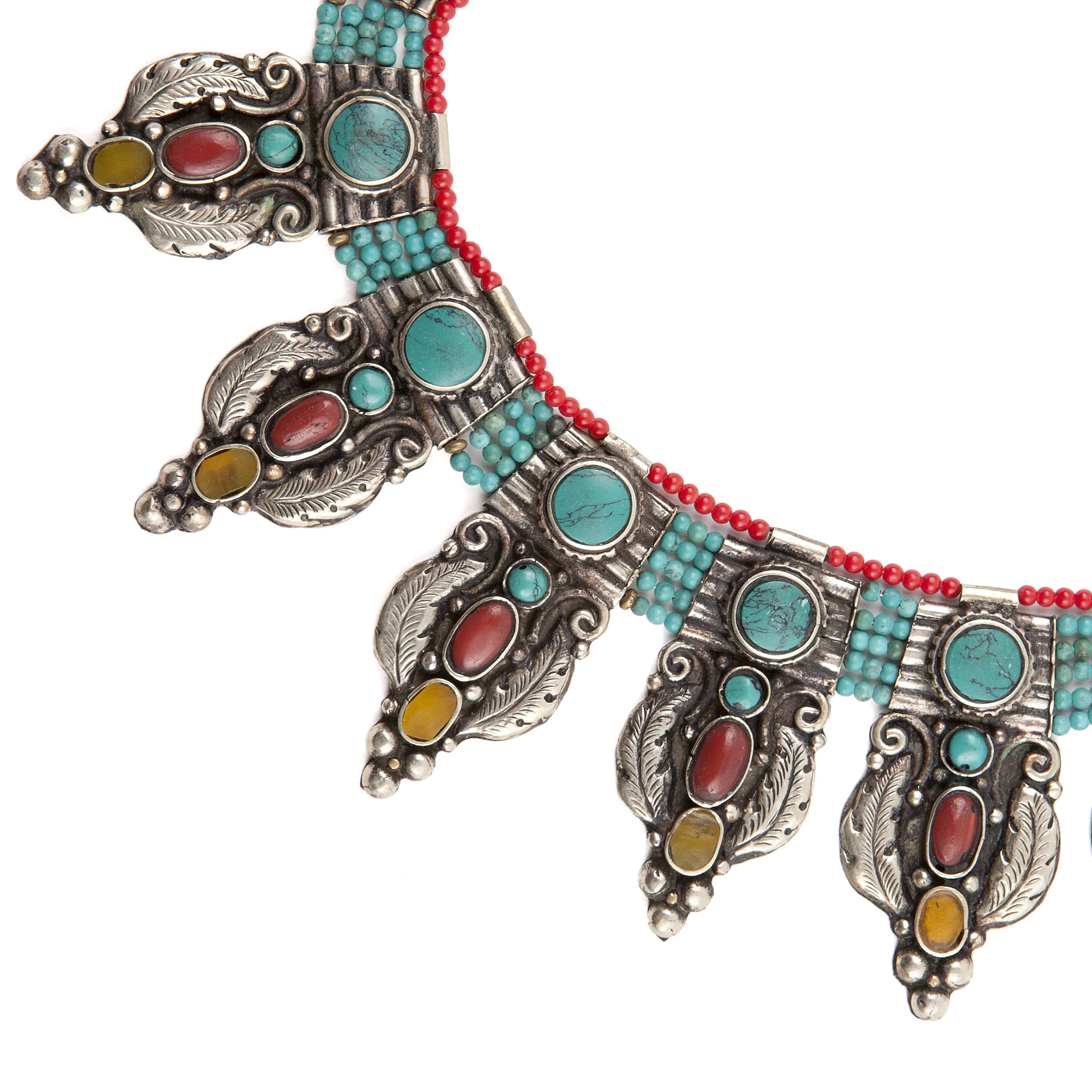 Tibetan Turquoise Necklace — Honeypot Vintage