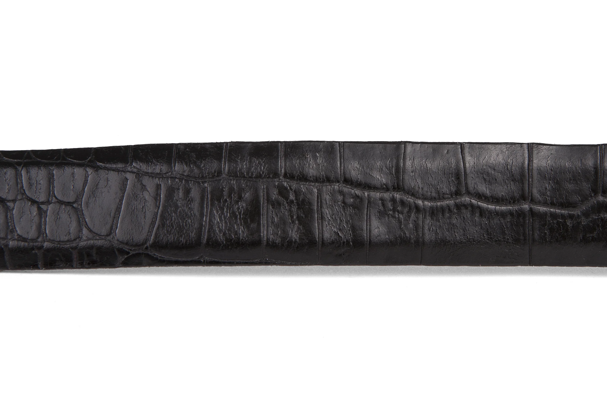 Calvin Klein alligator pattern calfskin belt Alligator Embossed Calfskin Dress Casual Belt With 4pc  main image 2