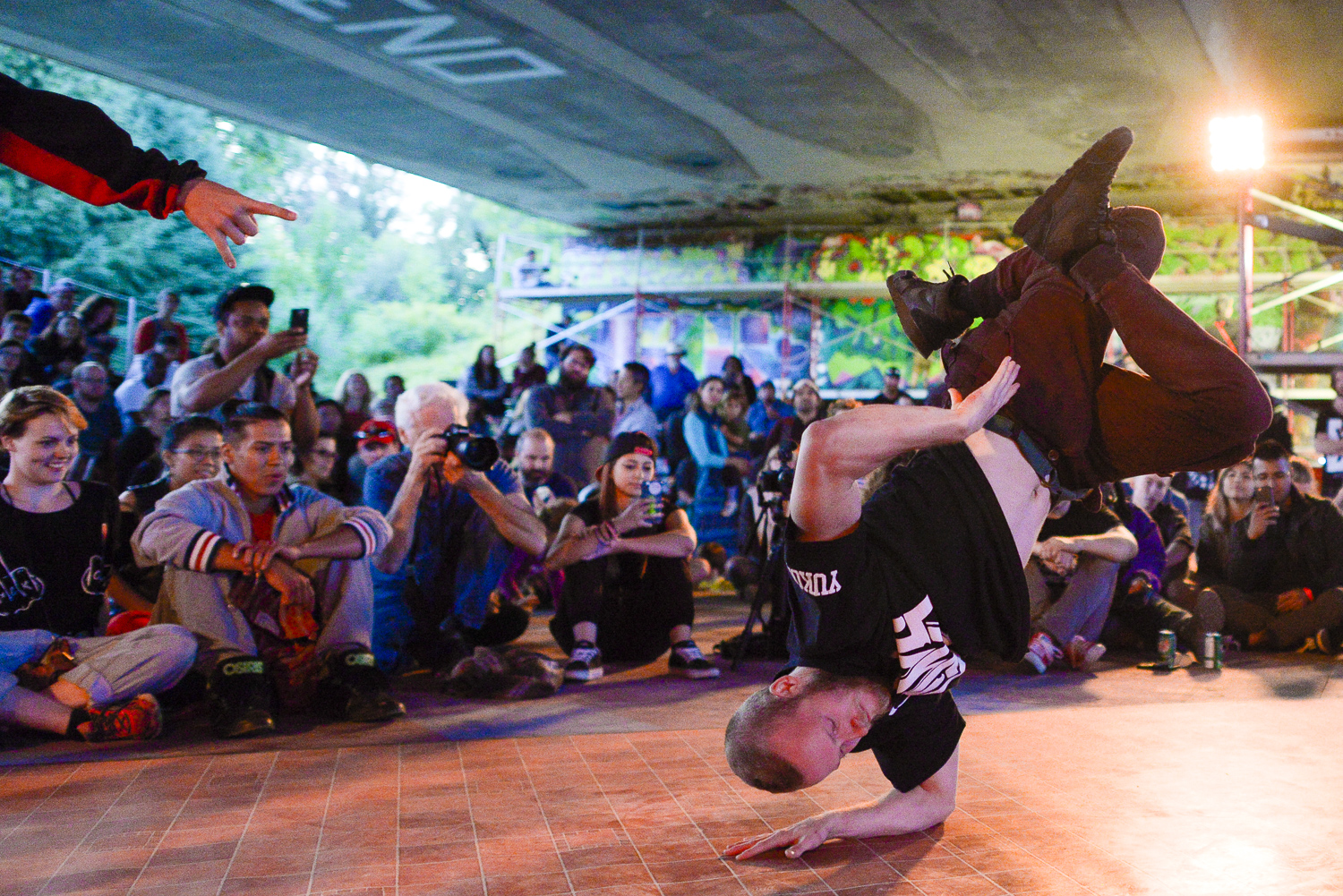 Bboys at House of PainT urban arts festival 2017.