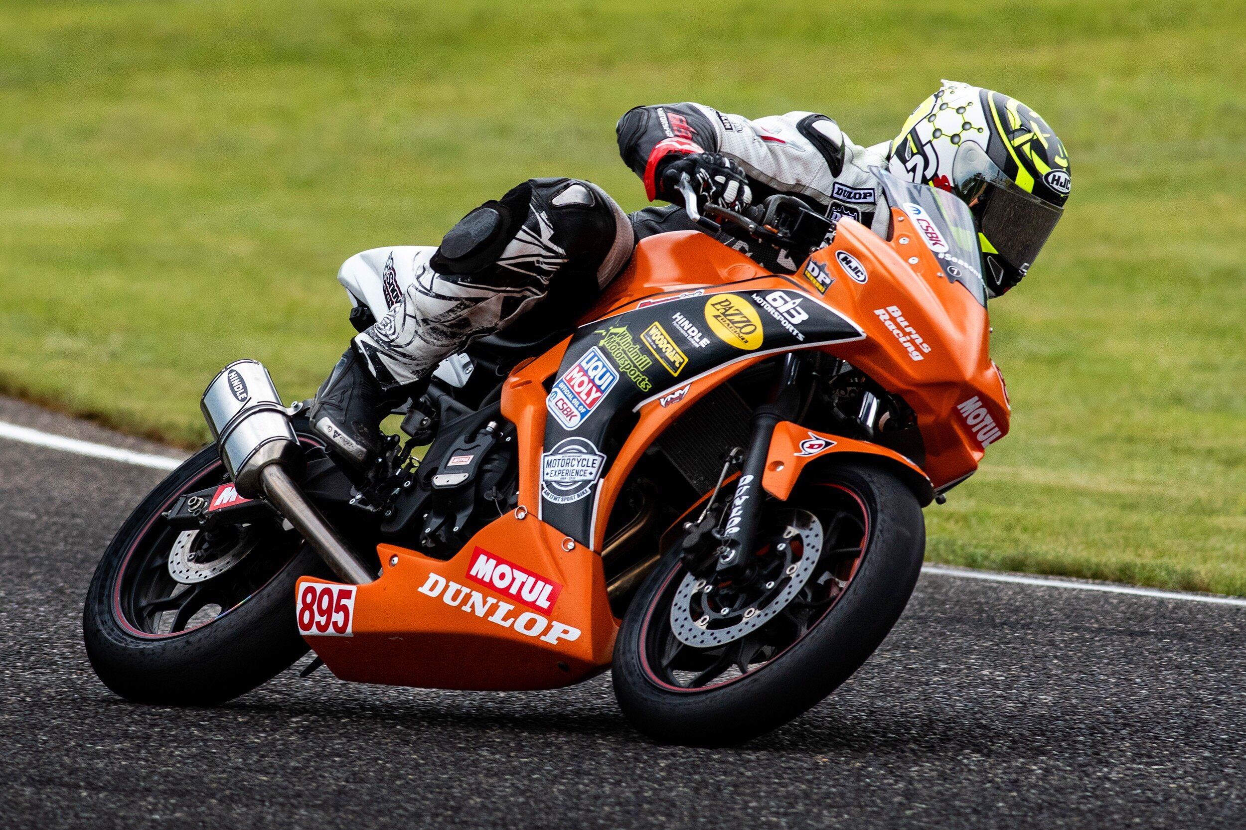 Aaron Burns from Burns Racing at VRRA x CSBK Lightweight race at Calabogie.