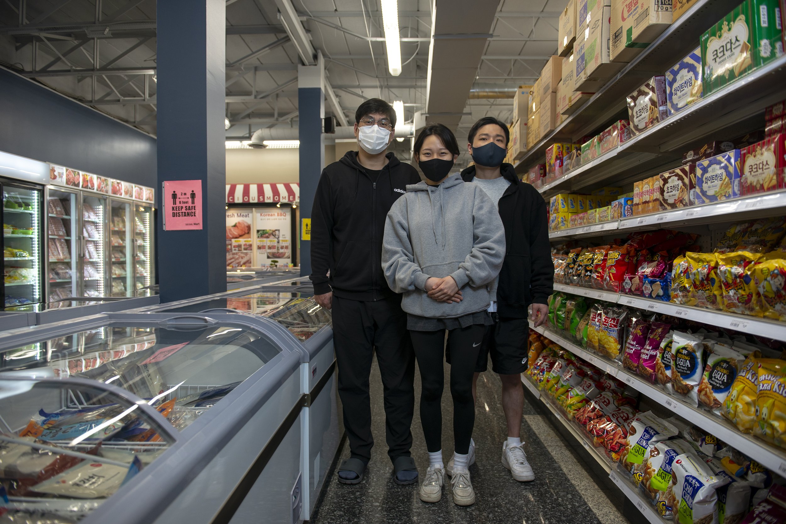  On the other side of the Queensway, the co-owners of a relatively new Korean grocery store also see their space as open to the community — and those wanting to learn more about the culture — even if it is also a business.  “Something [founder] Mr. Y